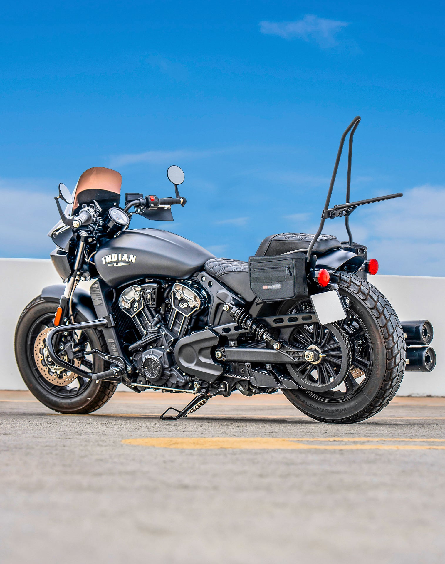 8L - Patriot Small Indian Scout Rogue Throw Over Saddlebags