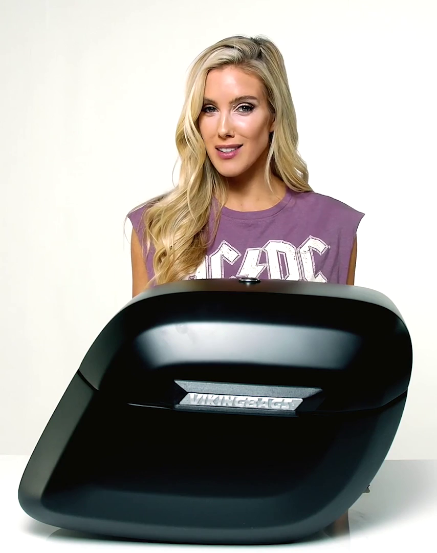 40L - Lamellar Raven Extra Large Indian Scout Sixty Matte Motorcycle Hard Saddlebags Video