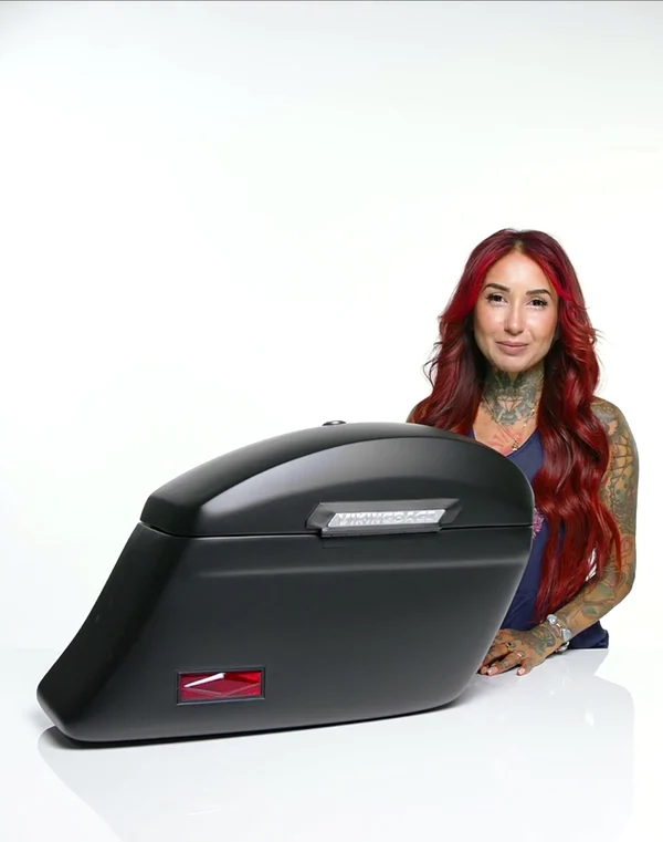 44L - Lamellar Stallion XL Honda VTX 1300 C Matte Motorcycle Hard Saddlebags Video