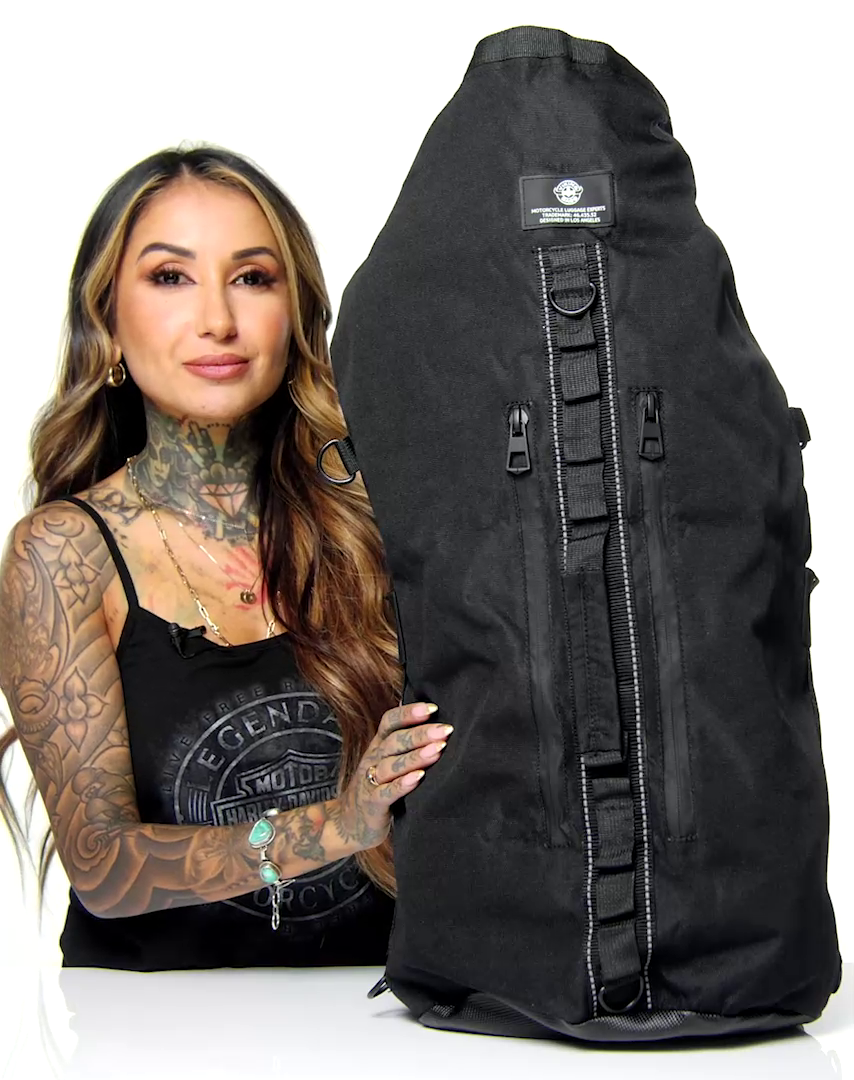 35L - Renegade XL Honda Motorcycle Sissy Bar Bag Video