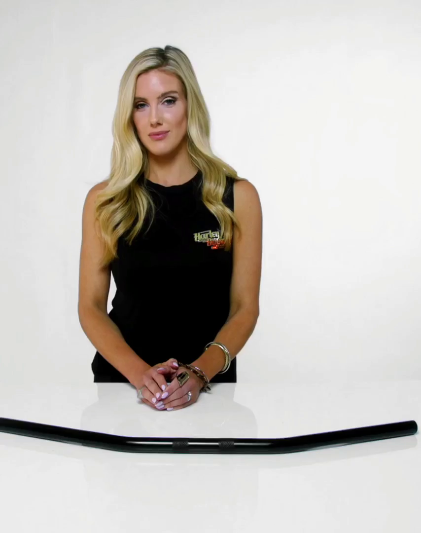 Viking Iron Born Drag Handlebar For Harley Sportster 1200 Custom XL1200C Gloss Black Video