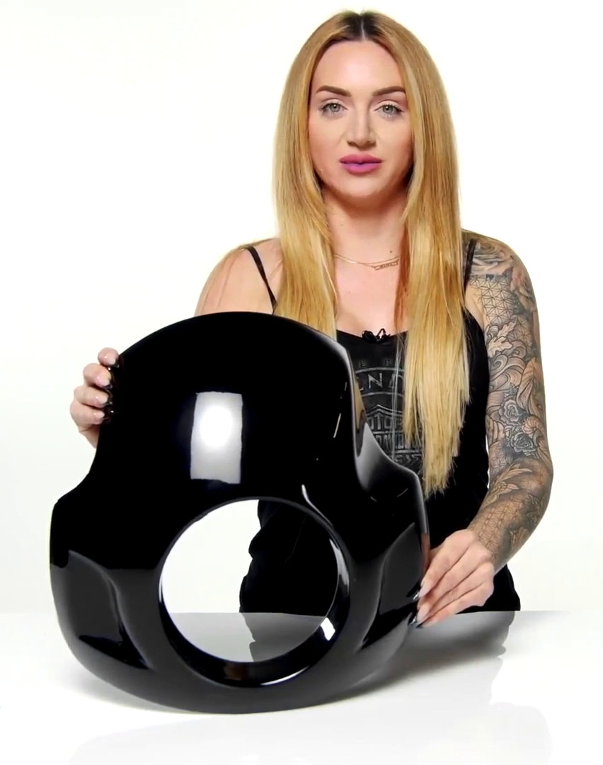 Viking Strider Sport Motorcycle Fairing For Harley Sportster Forty Eight Gloss Black Video