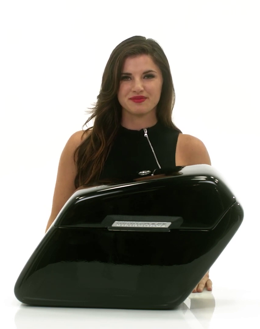 38L - Baldur XL Shock Cutout Indian Super Chief Painted Hard Saddle Bags Video