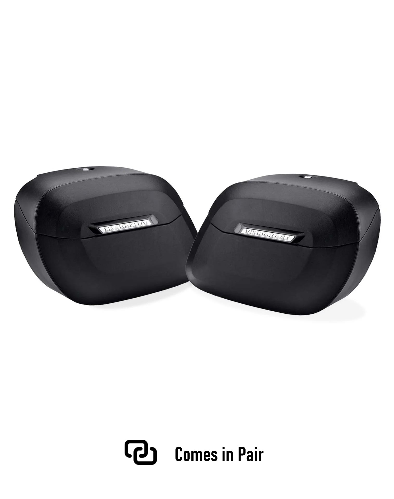 36L - Lamellar Raven XL Shock-Cutout Indian Scout Bobber Leather Wrap Hard Saddlebags Comes in Pair