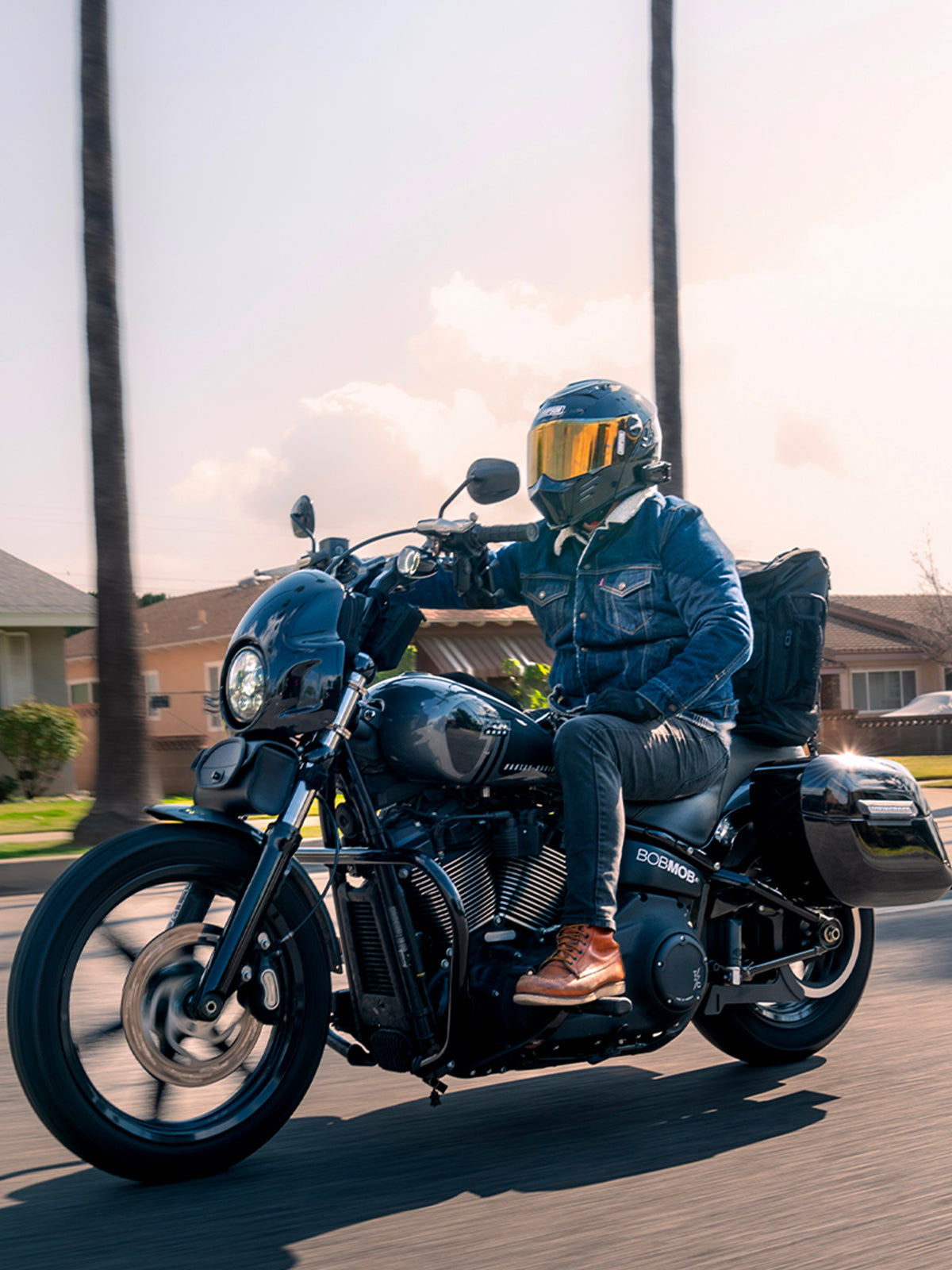 Saddlebags for Suzuki Boulevard M90 Vertical