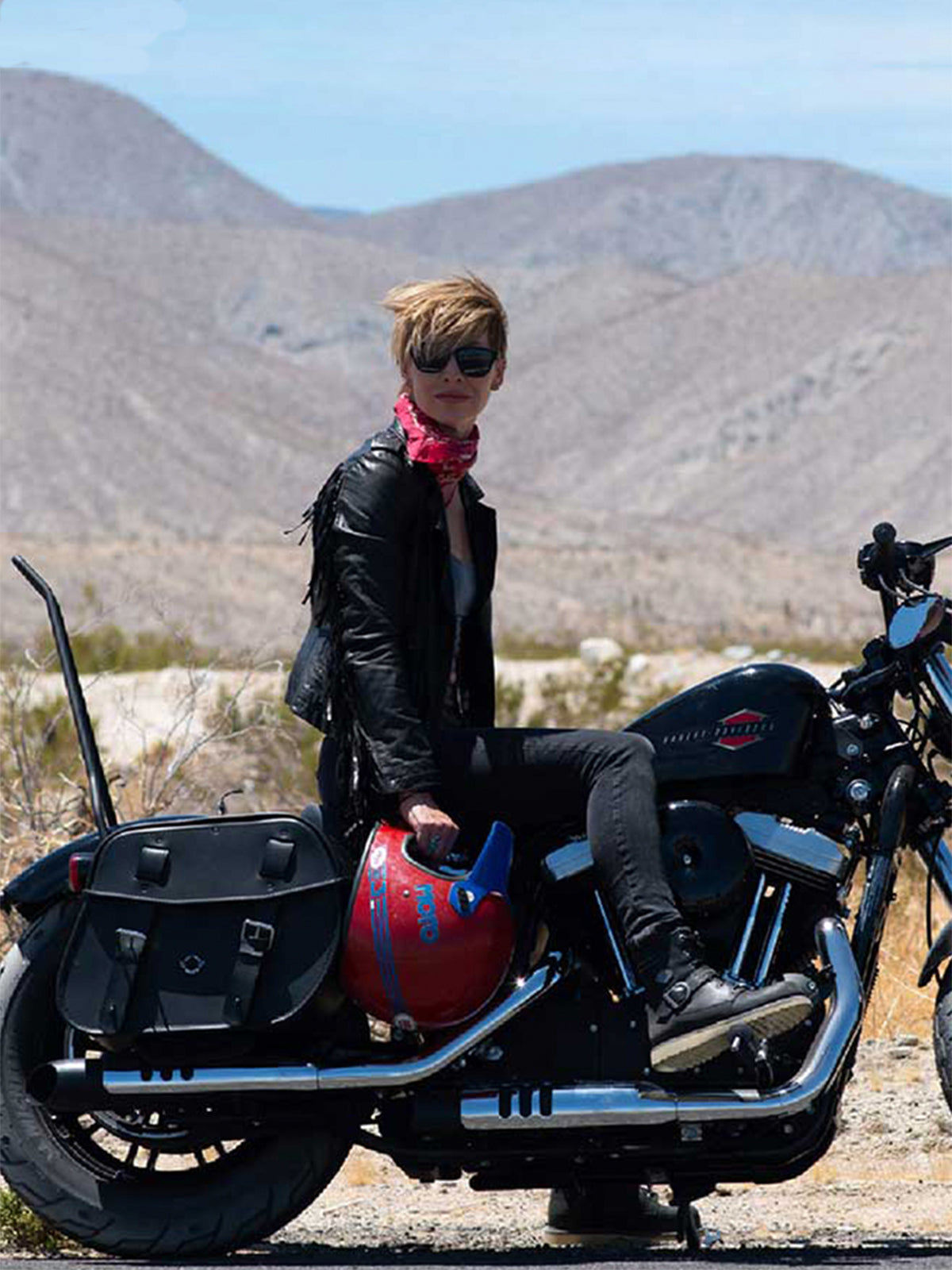 Saddlebags for Suzuki Intruder 1500 Vertical