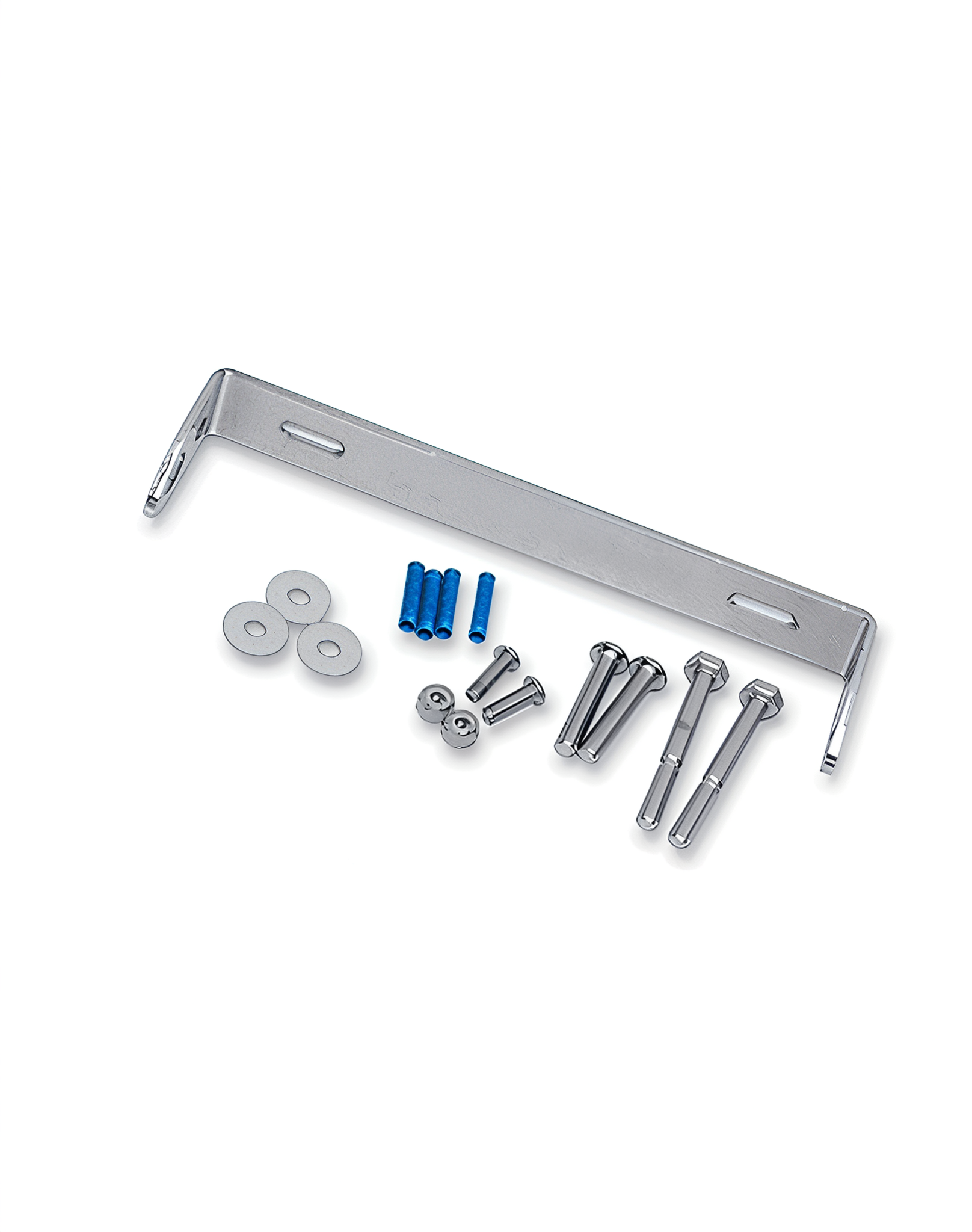 Universal Turn Signal Relocation kit Chrome Hero Image