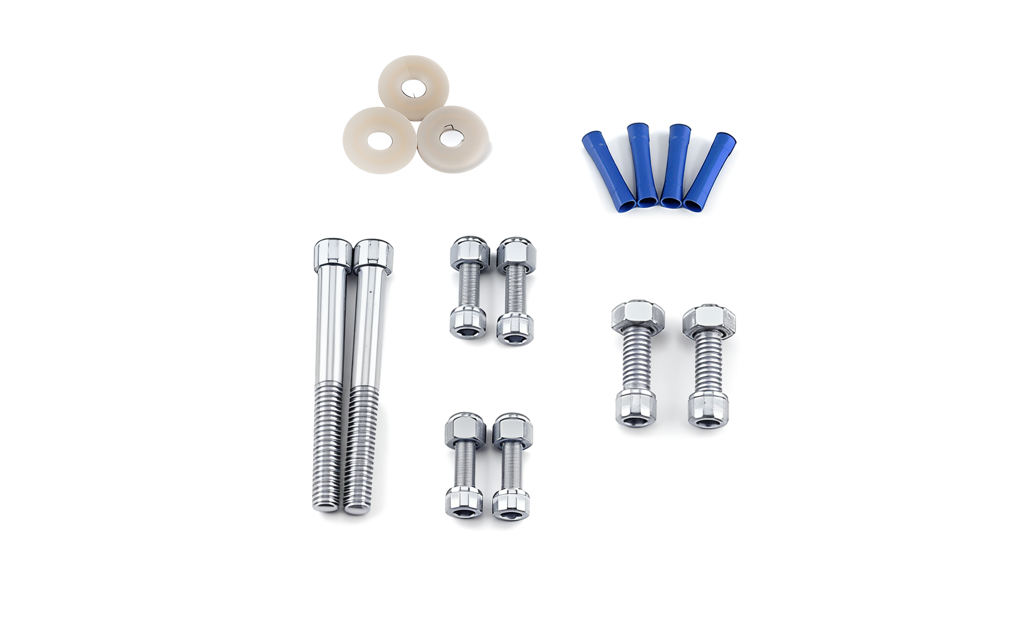 Universal Turn Signal Relocation kit Chrome Nut & Bolt @expand