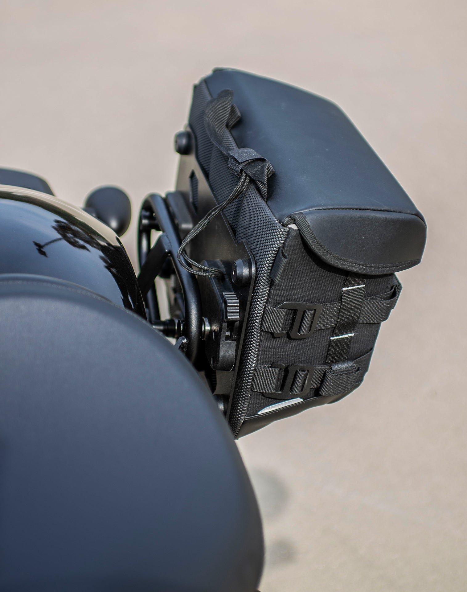 10L - Incognito Quick Mount Small Honda Rebel 1100 Solo Saddlebag (Left Only) v3