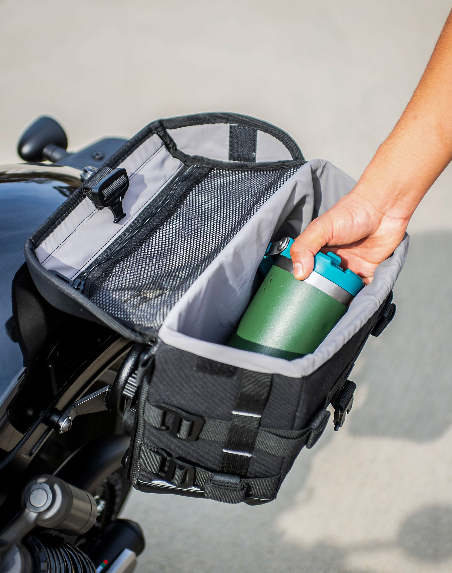 10L - Incognito Quick Mount Small Honda Rebel 1100 Solo Saddlebag (Left Only) v4