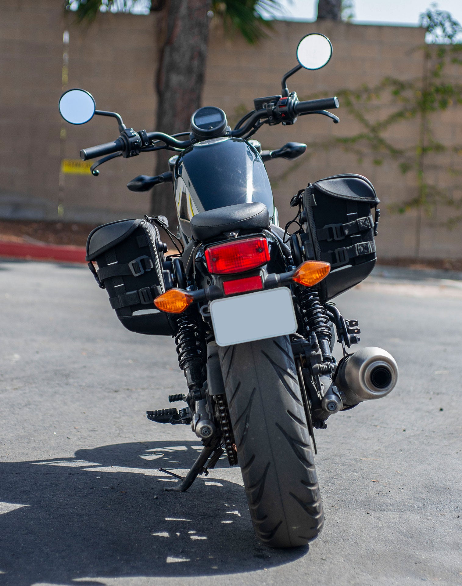 10L - Incognito Quick Mount Small Honda Rebel 500 Solo Saddlebag (Left Only) v1