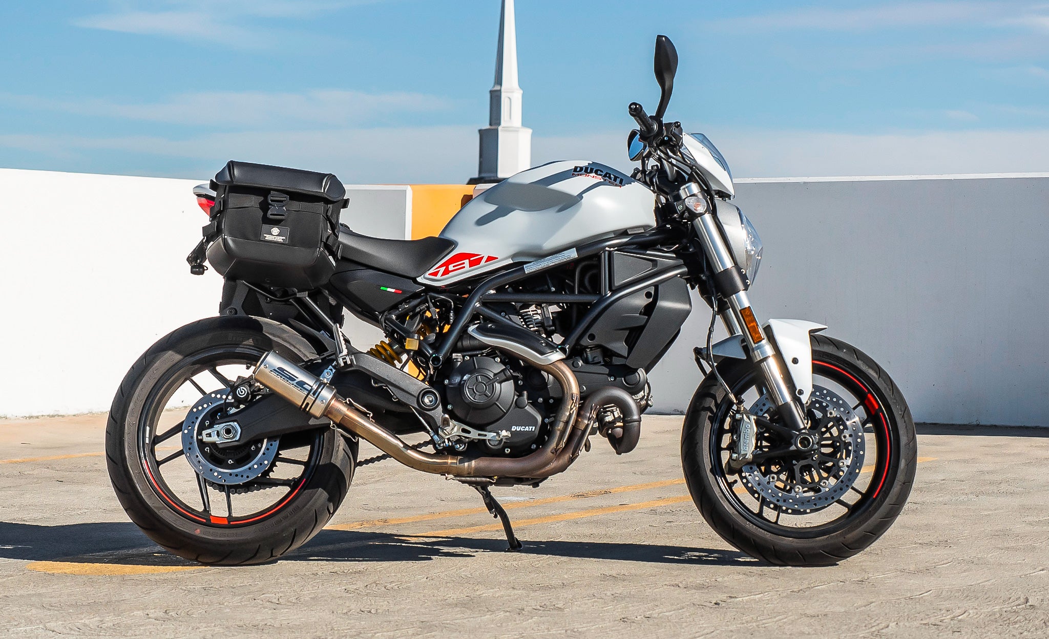 10L - Incognito Quick Mount Small Ducati Monster 797 (2016+) Solo Saddlebag (Right Only) @expand