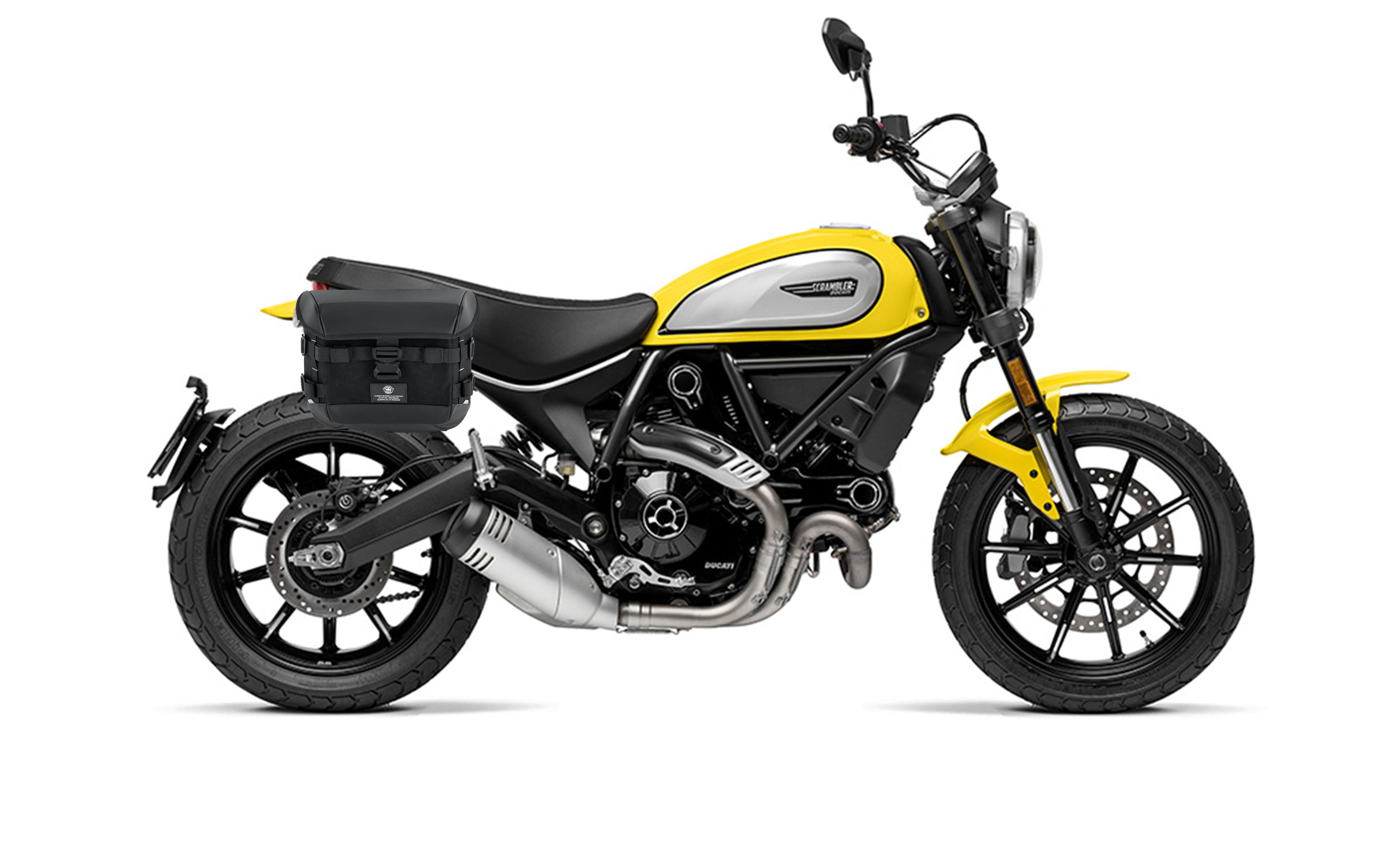 10L - Incognito Quick Mount Small Ducati Scrambler (2018-2022) Solo Saddlebag (Right Only) @expand