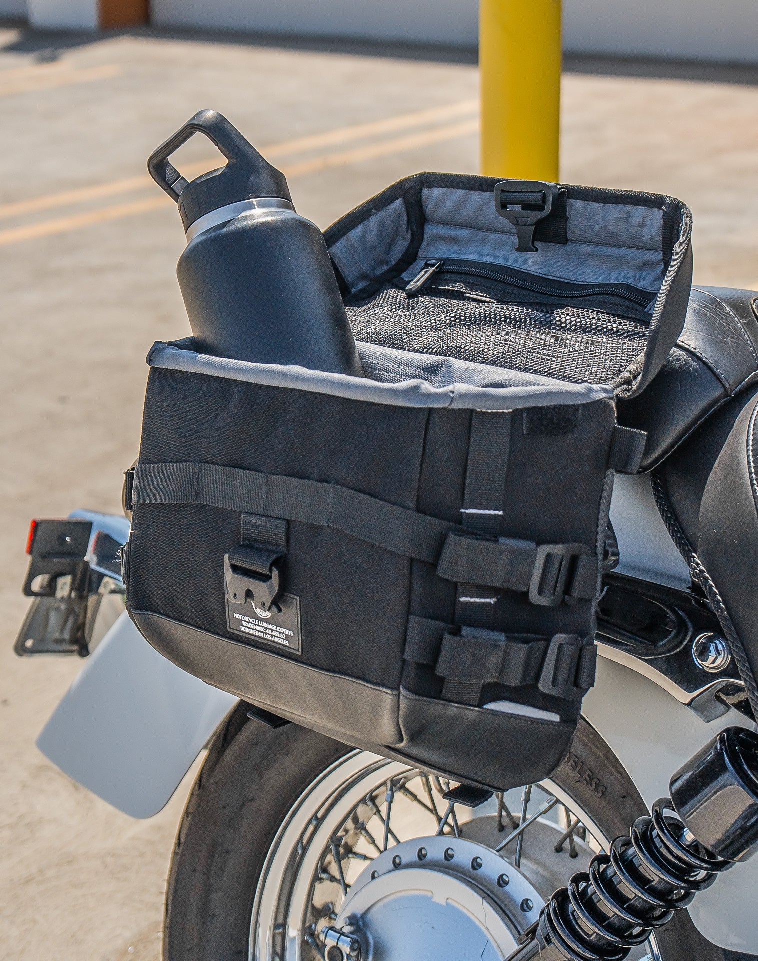 10L - Incognito Quick Mount Small Honda Shadow 750 Aero Solo Saddlebag (Right Only) v4