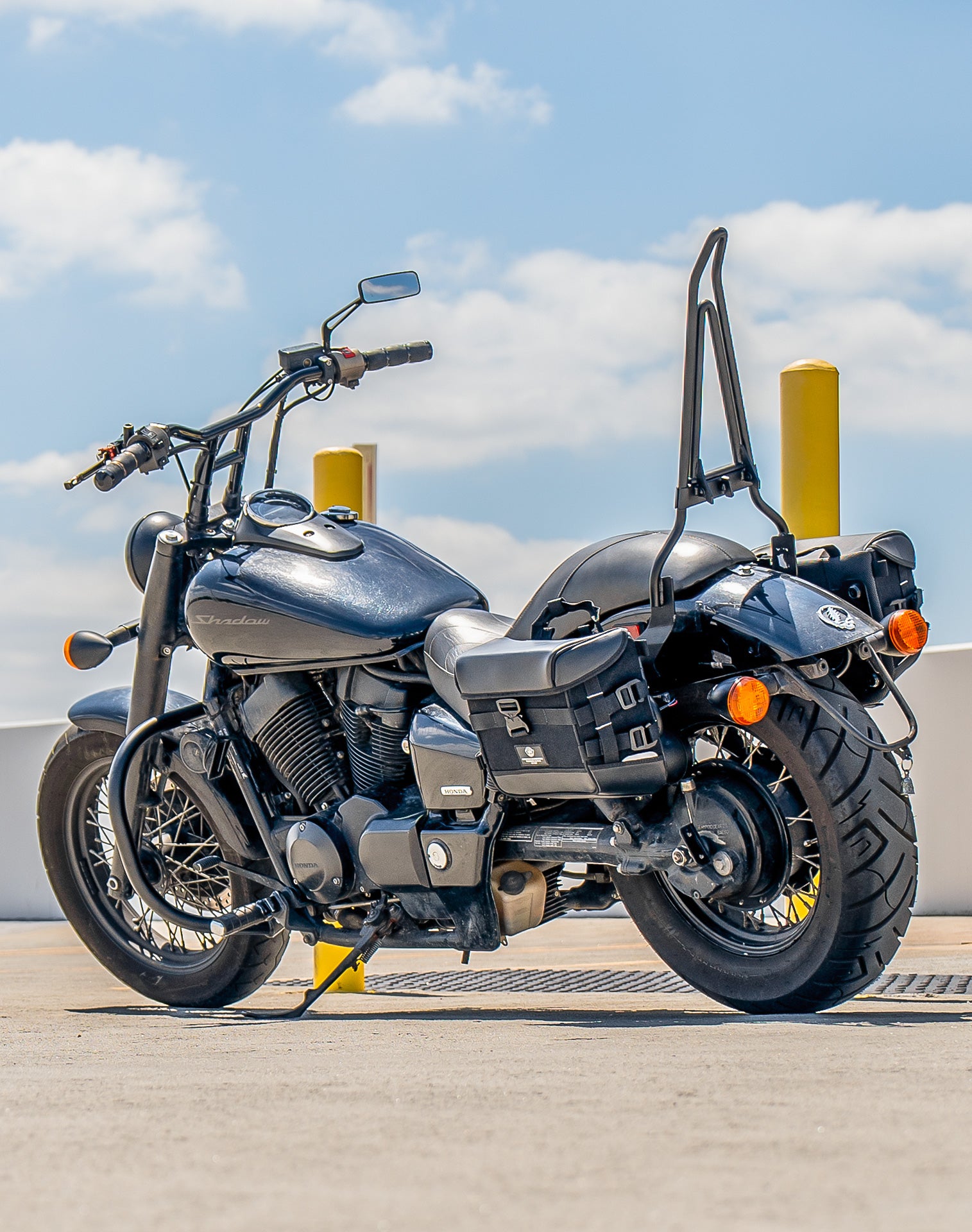 10L - Incognito Quick Mount Small Honda Shadow 750 Phantom Solo Saddlebag (Left Only) v1