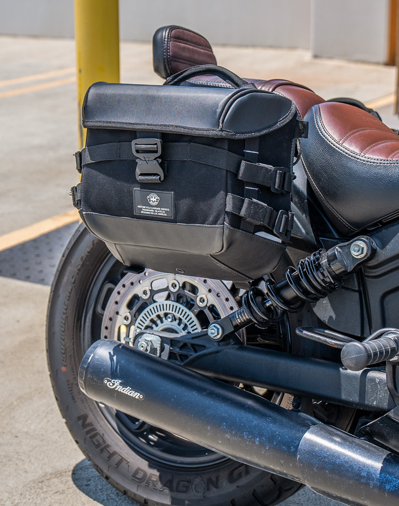 10L - Incognito Quick Mount Small Indian Scout Rogue Solo Saddlebag (Right Only) v3