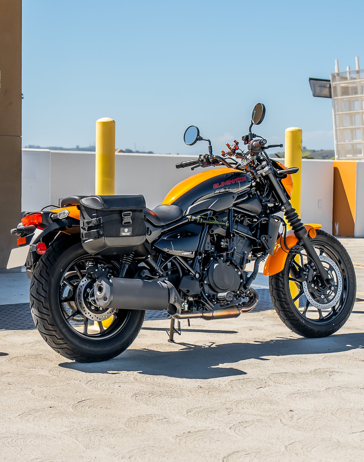 10L - Incognito Quick Mount Small Kawasaki Eliminator 450 Solo Saddlebag (Right Only) v1