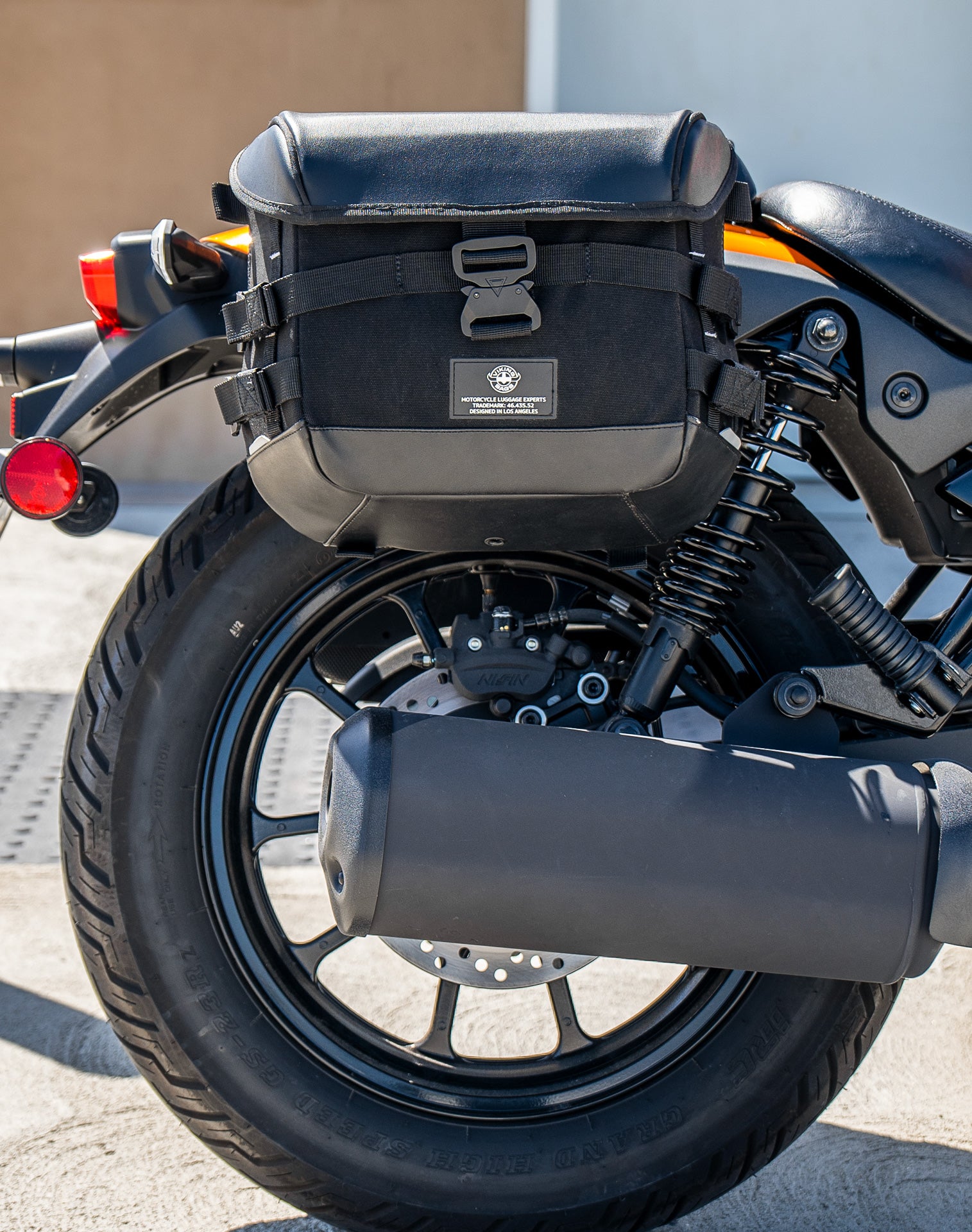 10L - Incognito Quick Mount Small Kawasaki Eliminator 450 Solo Saddlebag (Right Only) v2