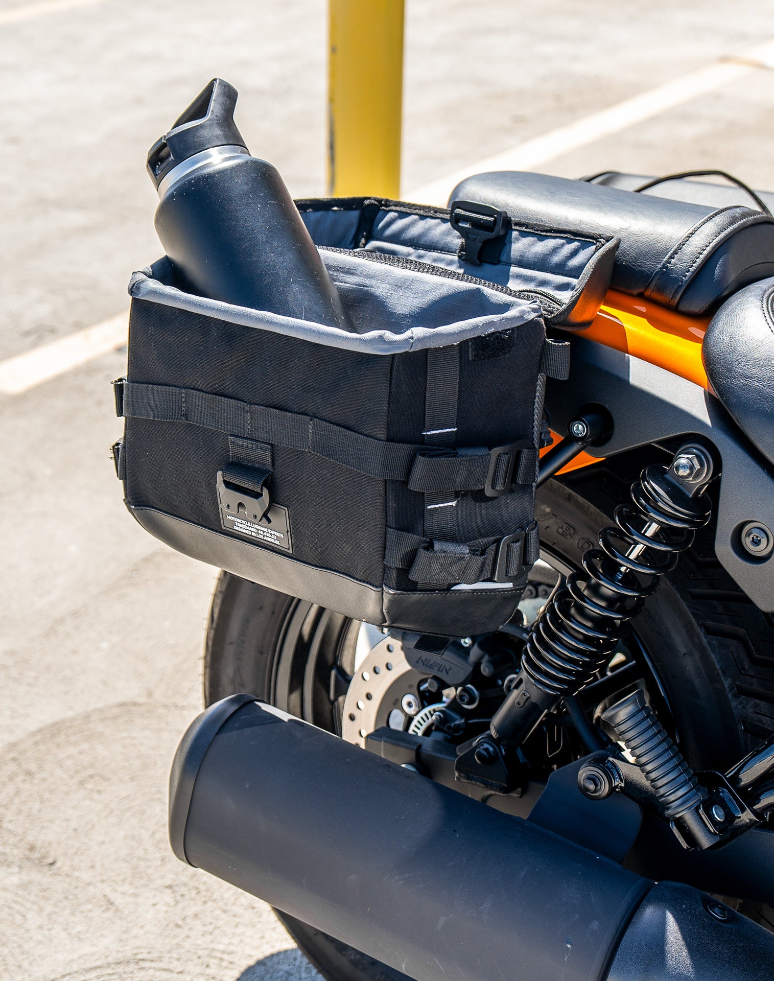 10L - Incognito Quick Mount Small Kawasaki Eliminator 450 Solo Saddlebag (Right Only) v4