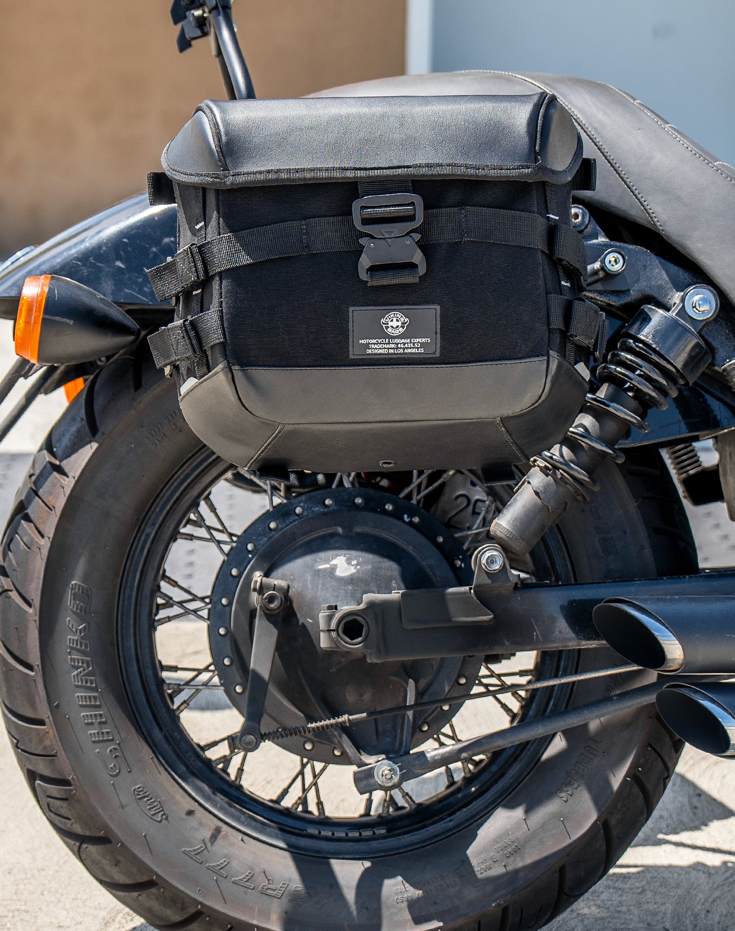 10L - Incognito Quick Mount Small Solo Honda 750 Shadow Phantom Motorcycle Saddlebag (Right Only) v2