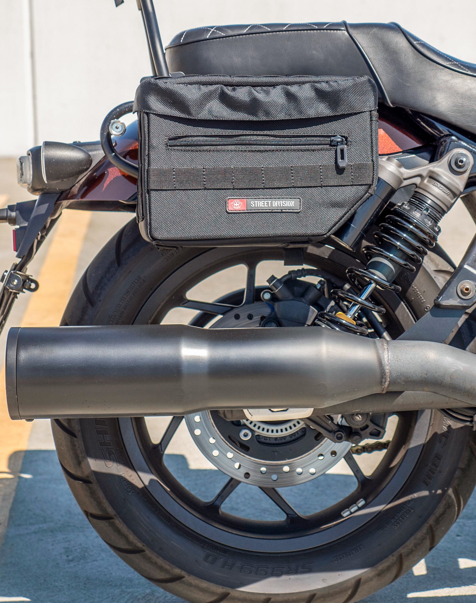 8L - Patriot Small Honda Rebel 1100 Motorcycle Throw Over Saddlebags v4