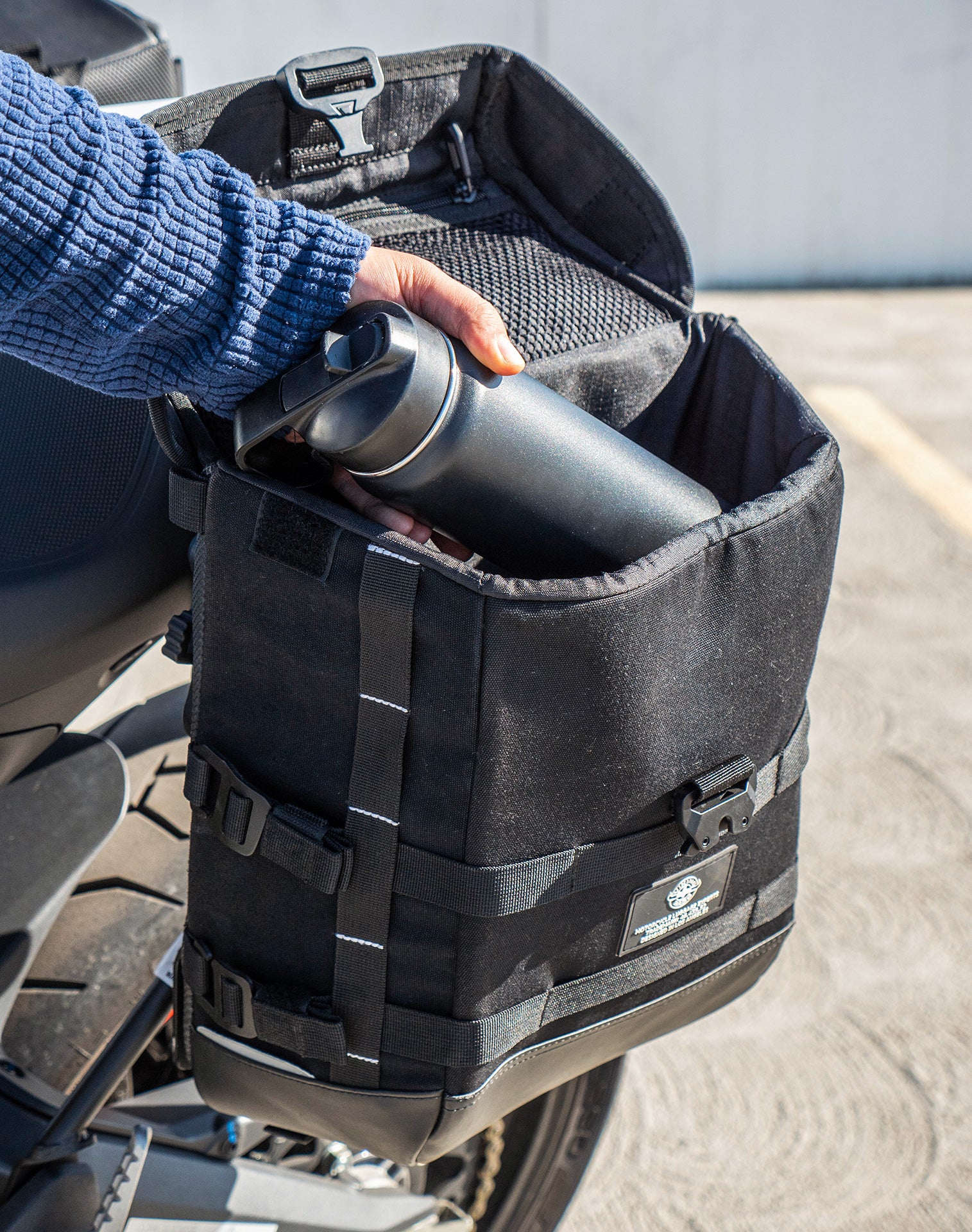 15L - Incognito Quick Mount Medium Ducati Monster 797 (2016+) Solo Saddlebag (Left Only) v4