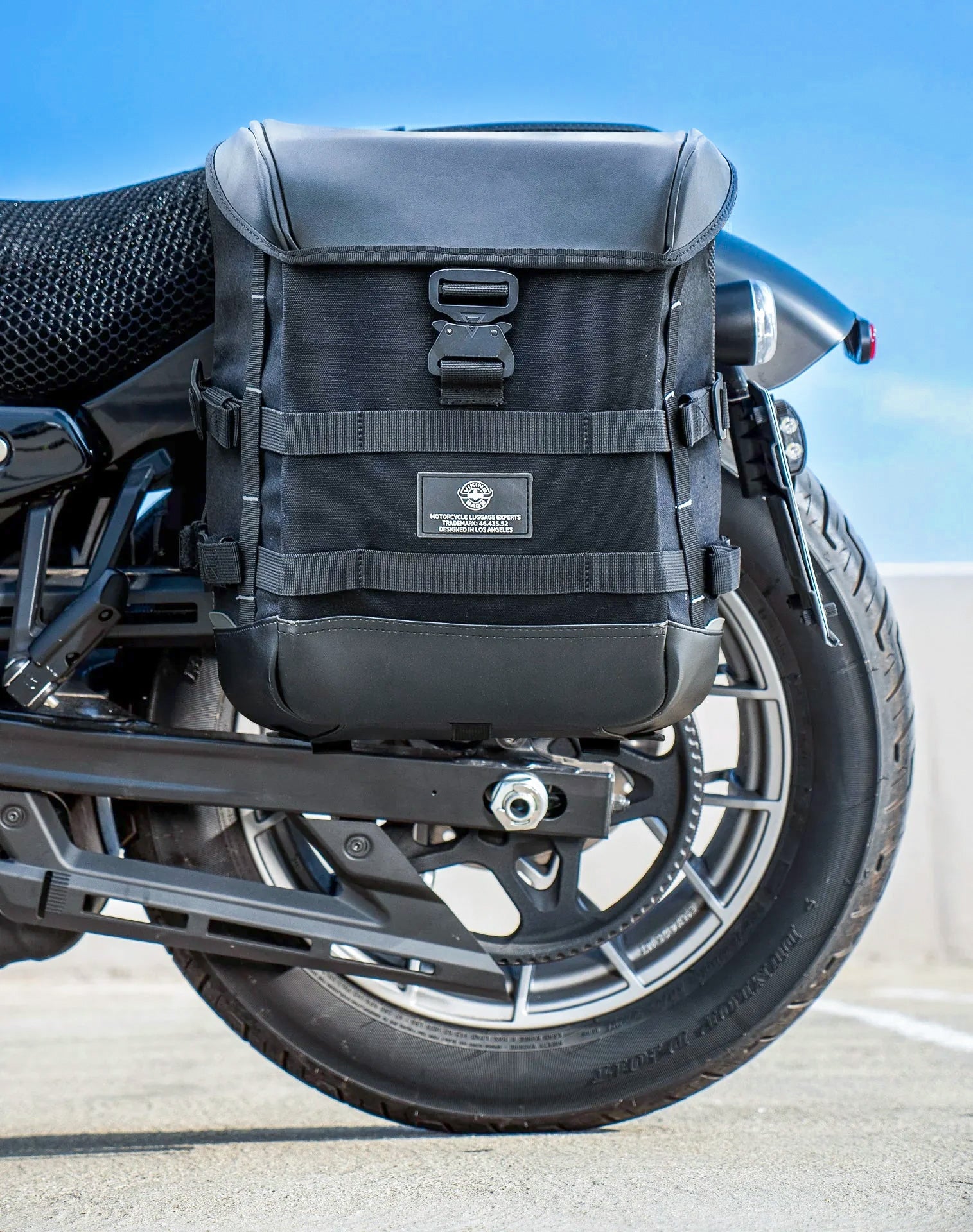 15L - Incognito Quick Mount Medium Harley Sportster Nightster RH975/S Solo Saddlebag (Left Only)