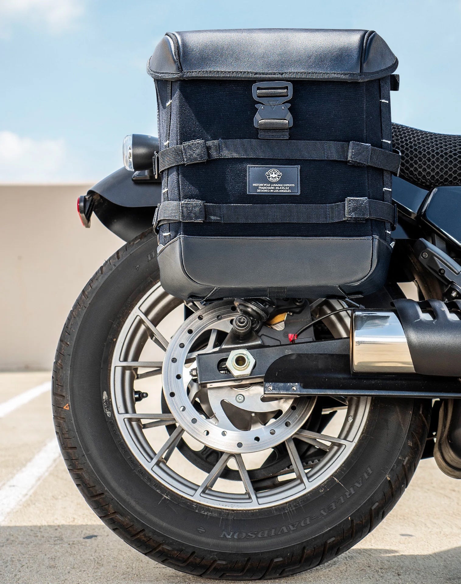 15L - Incognito Quick Mount Medium Harley Sportster Nightster RH975/S Solo Saddlebag (Right Only) v2