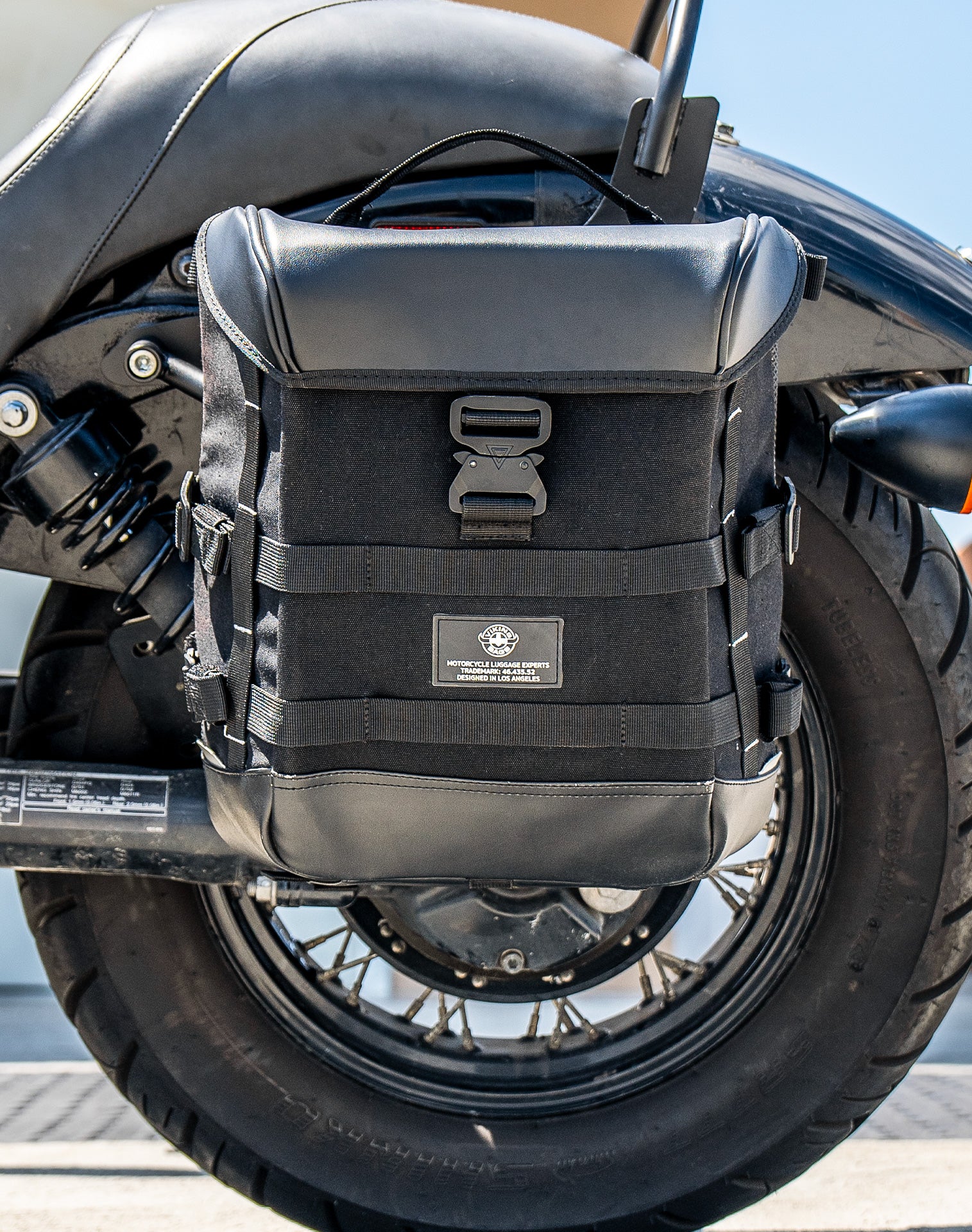 15L - Incognito Quick Mount Medium Honda Shadow 750 Phantom Solo Saddlebag (Left Only) v2