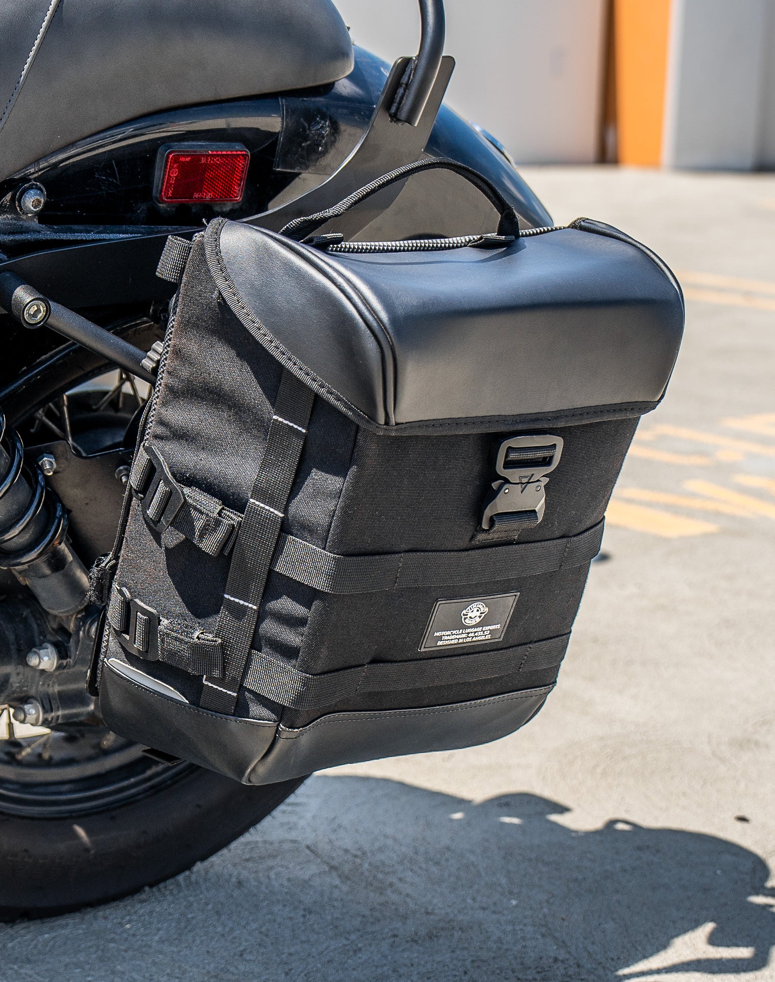 15L - Incognito Quick Mount Medium Honda Shadow 750 Phantom Solo Saddlebag (Left Only) v3