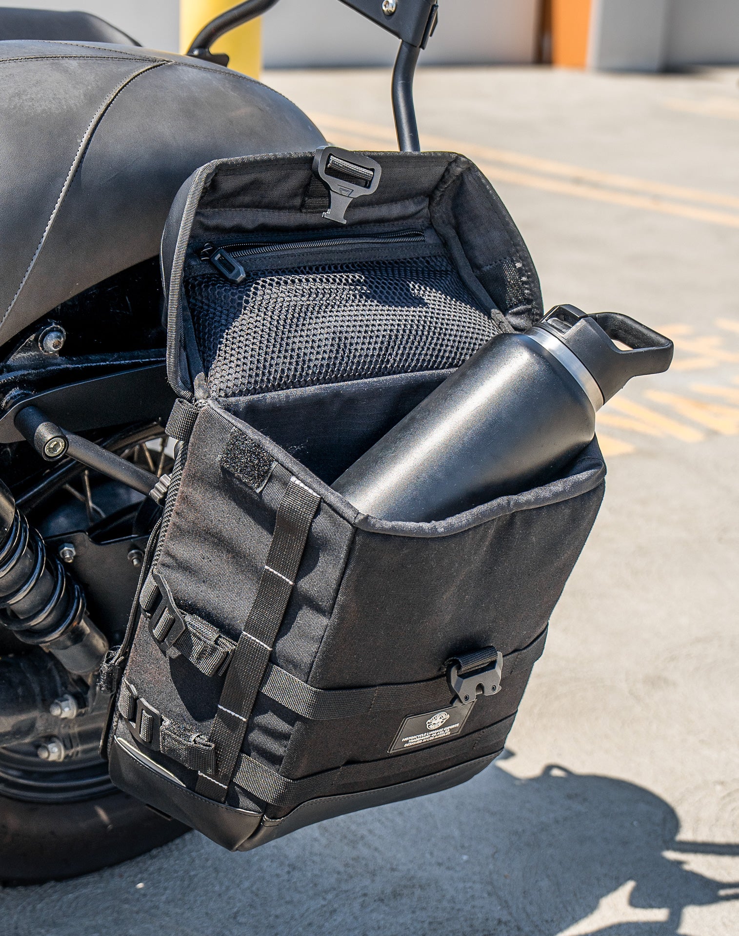 15L - Incognito Quick Mount Medium Honda Shadow 750 Phantom Solo Saddlebag (Left Only) v4