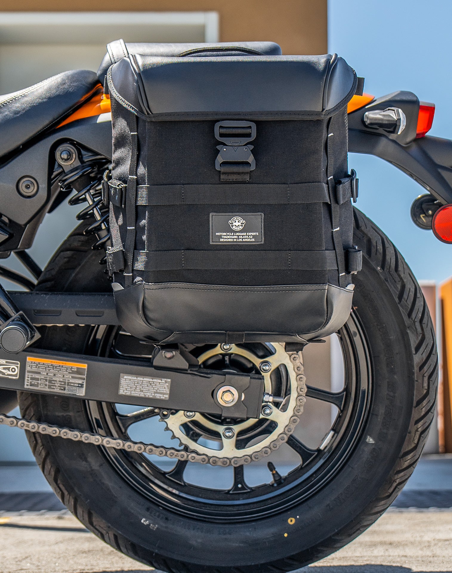 15L - Incognito Quick Mount Medium Kawasaki Eliminator 450 Solo Saddlebag (Left Only) v2