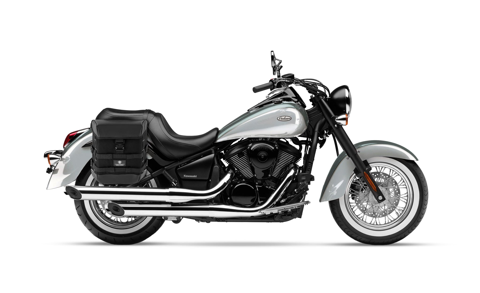 15L - Incognito Quick-Mount Medium Kawasaki Vulcan 900 Classic VN900 Solo Saddlebag (Right Only) @expand