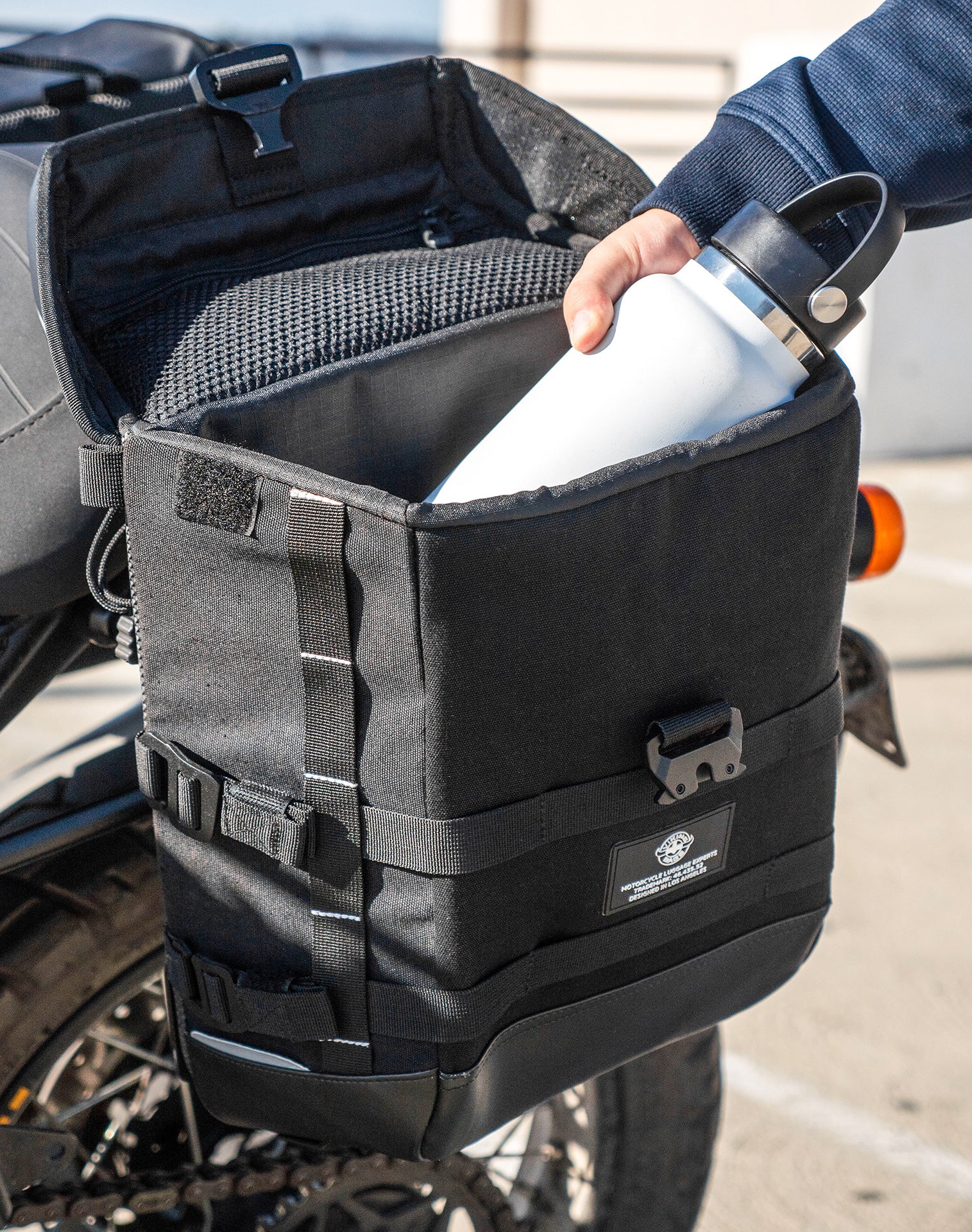 15L - Incognito Quick Mount Medium Royal Enfield Scram 411 Solo Saddlebag (Left Only) v4