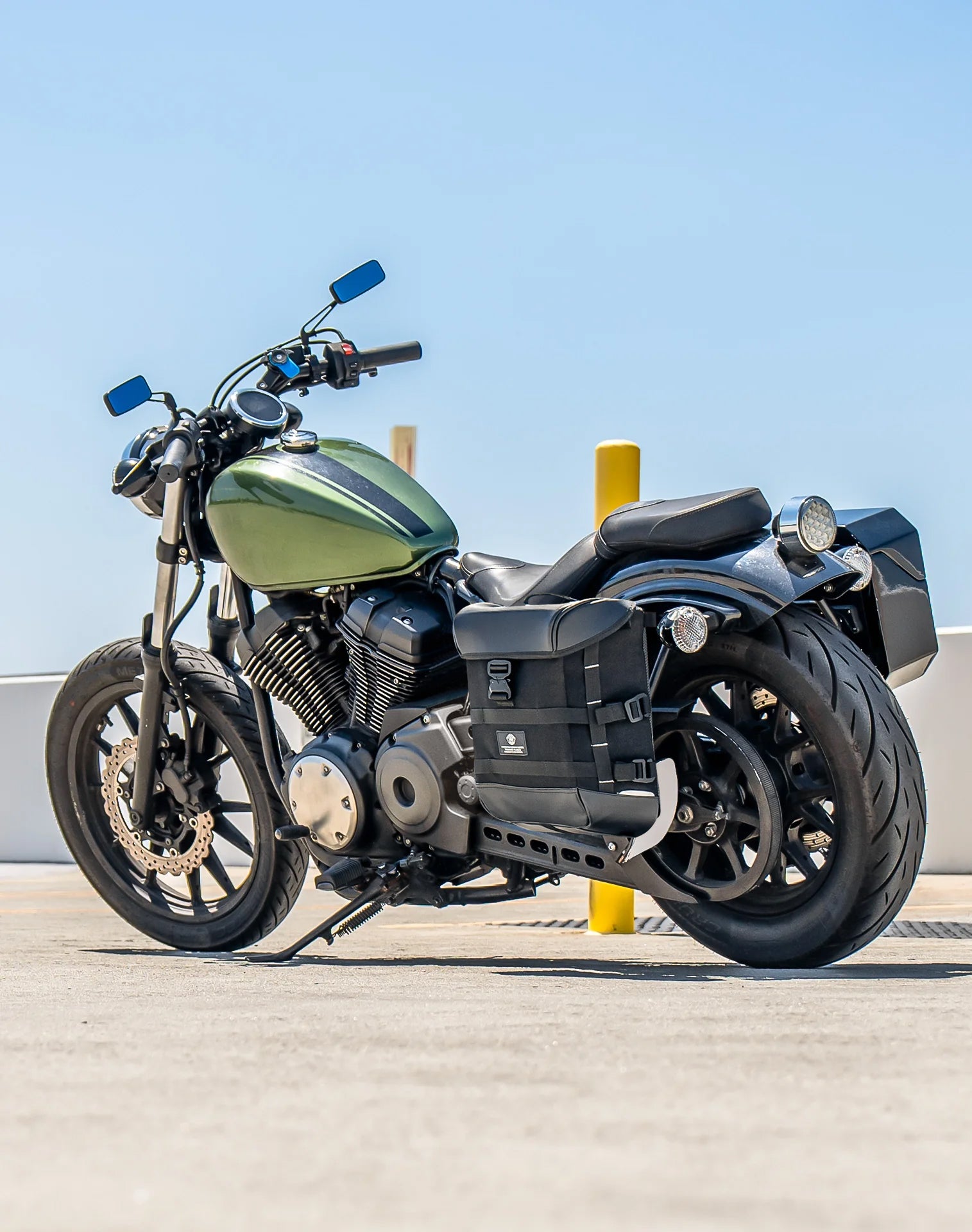 15L - Incognito Quick Mount Medium Yamaha Bolt Solo Saddlebag (Left Only) v1