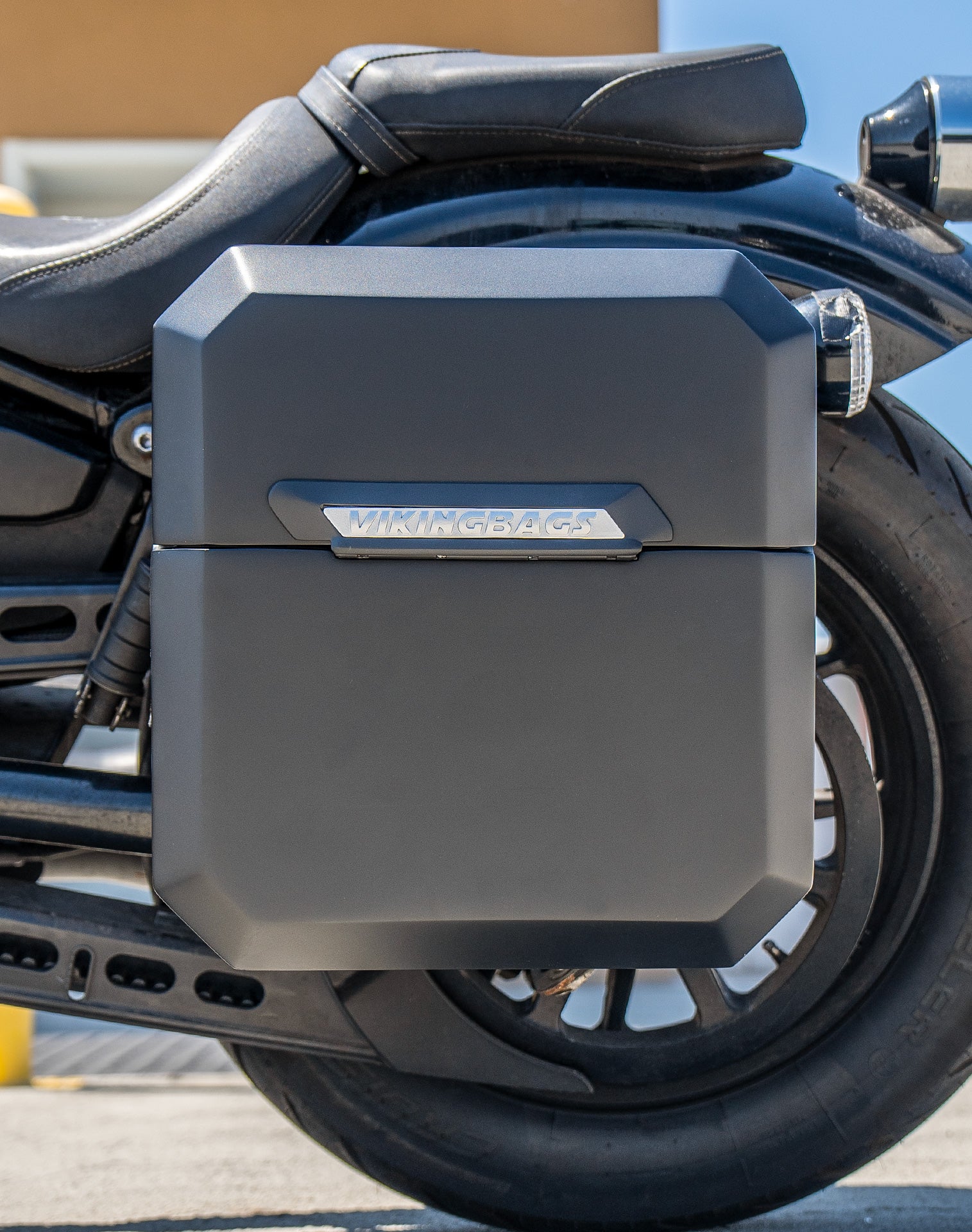 15L - Outlaw Quick Mount Yamaha Bolt Specific Matte Hard Solo Saddlebag (Left Only) v2