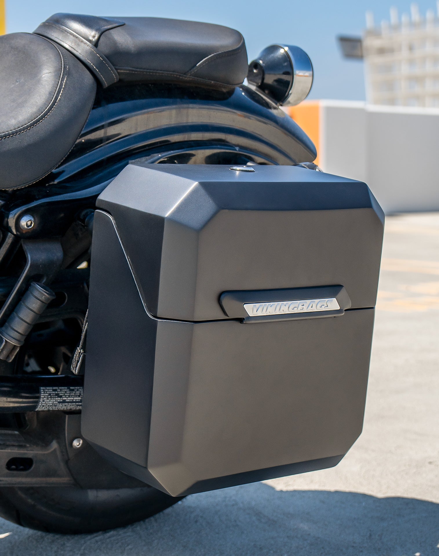 15L - Outlaw Quick Mount Yamaha Bolt Specific Matte Hard Solo Saddlebag (Left Only) v3