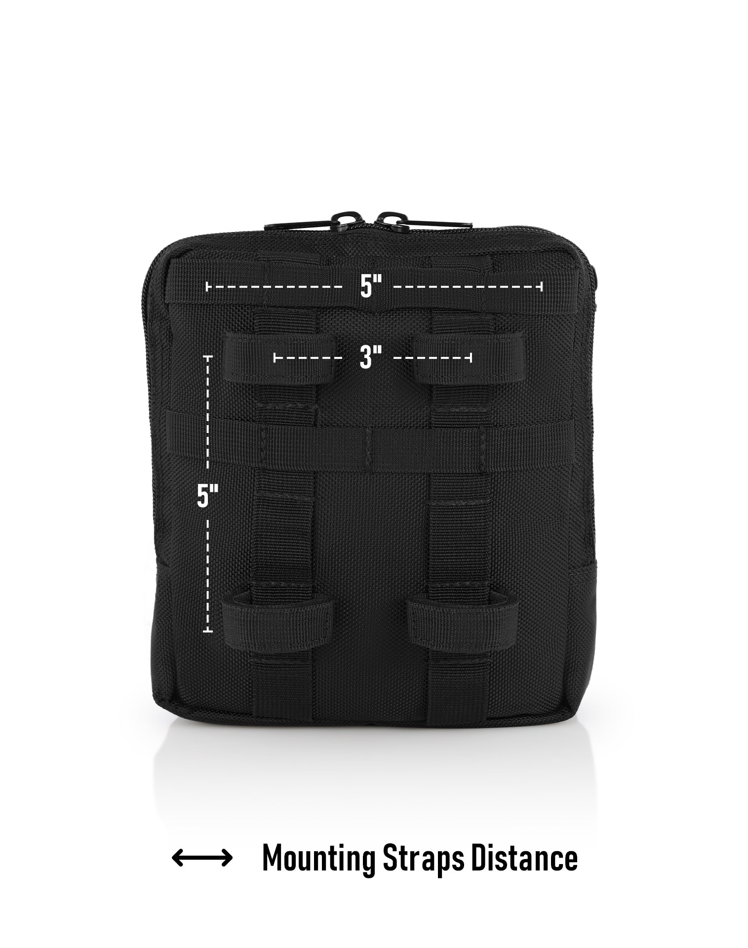 2L - Renegade Royal Enfield Motorcycle Tool Bag Mounting Straps Distance