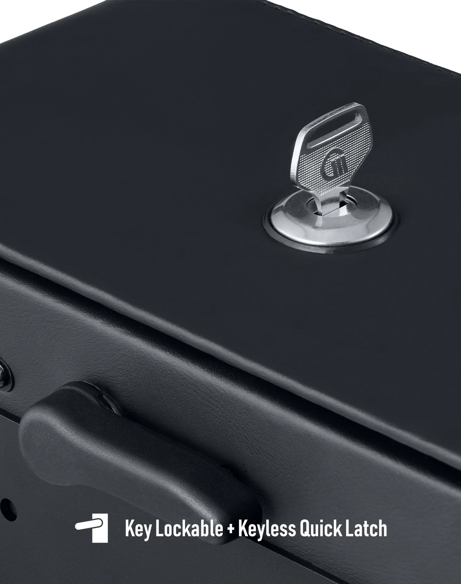 12L - Ironclad Quick Mount Medium Harley Sportster Super Low 1200T Hard Solo Saddlebag (Left Only) Key Lockable