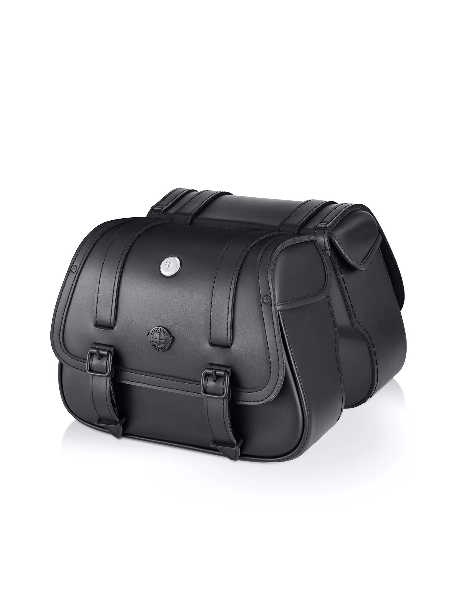 25L - SpiritBlade Large 2025+ Indian Scout Sixty Bobber Leather Motorcycle Saddlebags Main View