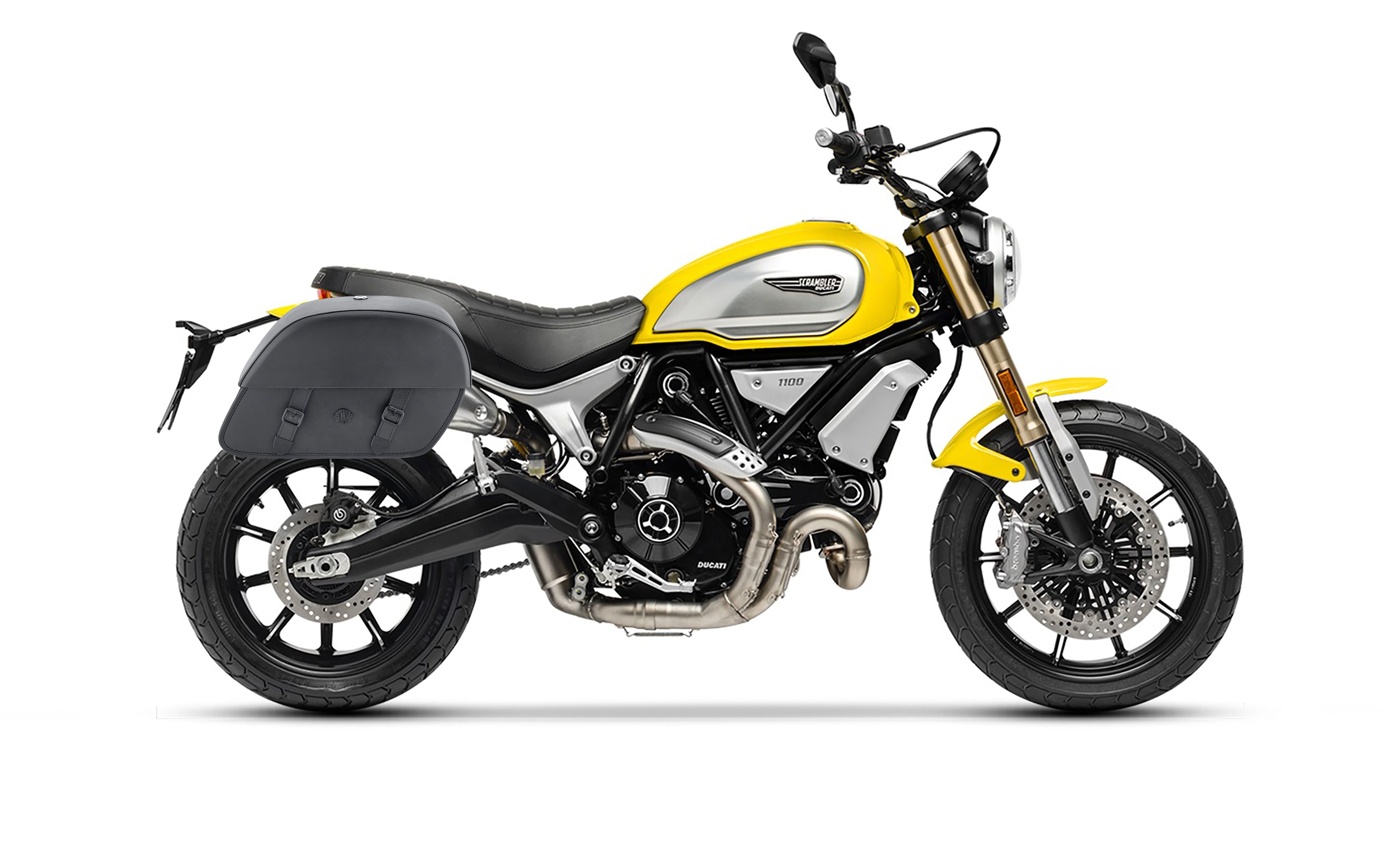 28L - Baelor Medium Quick Mount Ducati Scrambler 1100/Special/Sport (2017+) Motorcycle Saddlebags Bag on Bike @expand