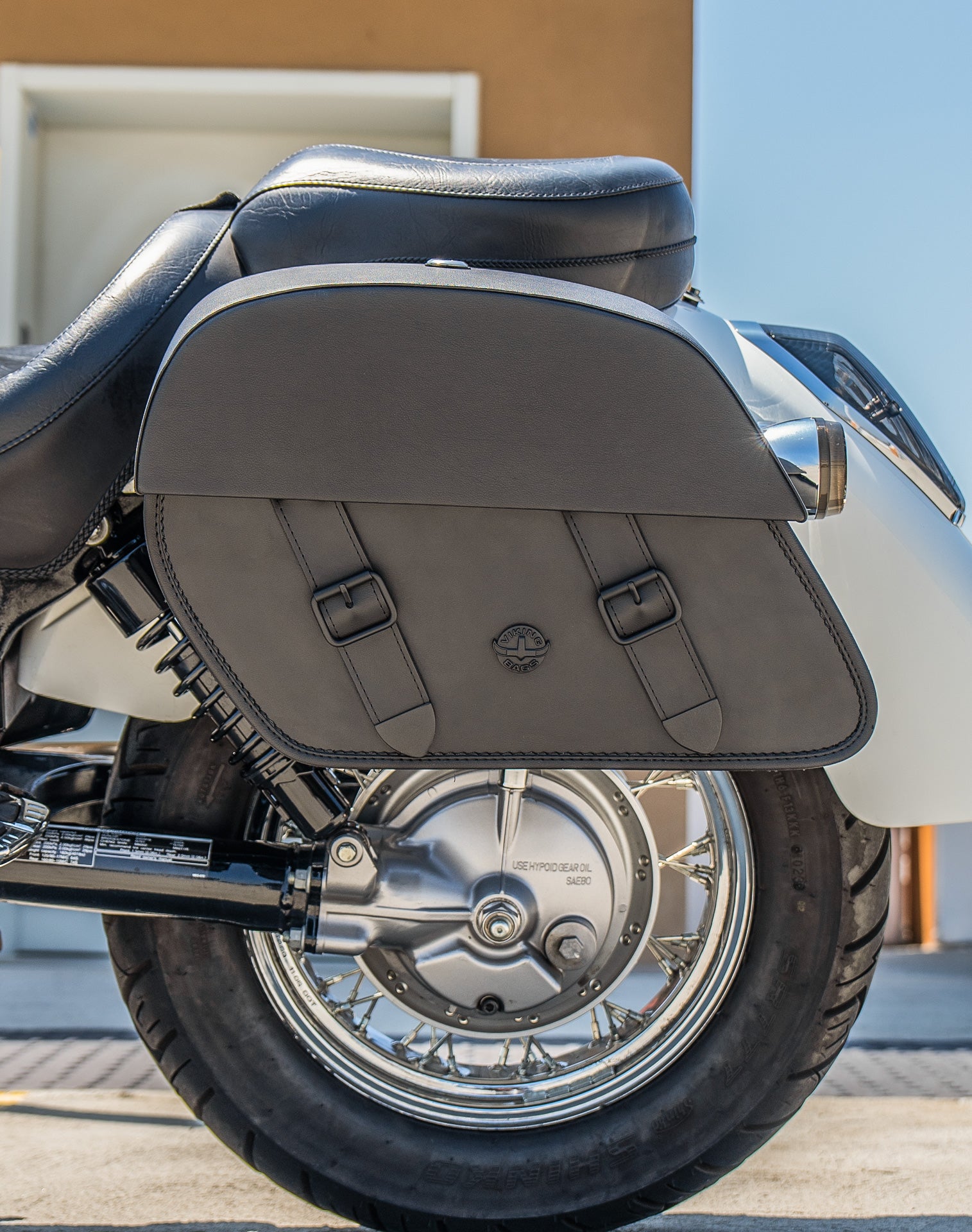 28L - Baelor Medium Quick Mount Honda Shadow 750 Aero Motorcycle Saddlebags v2