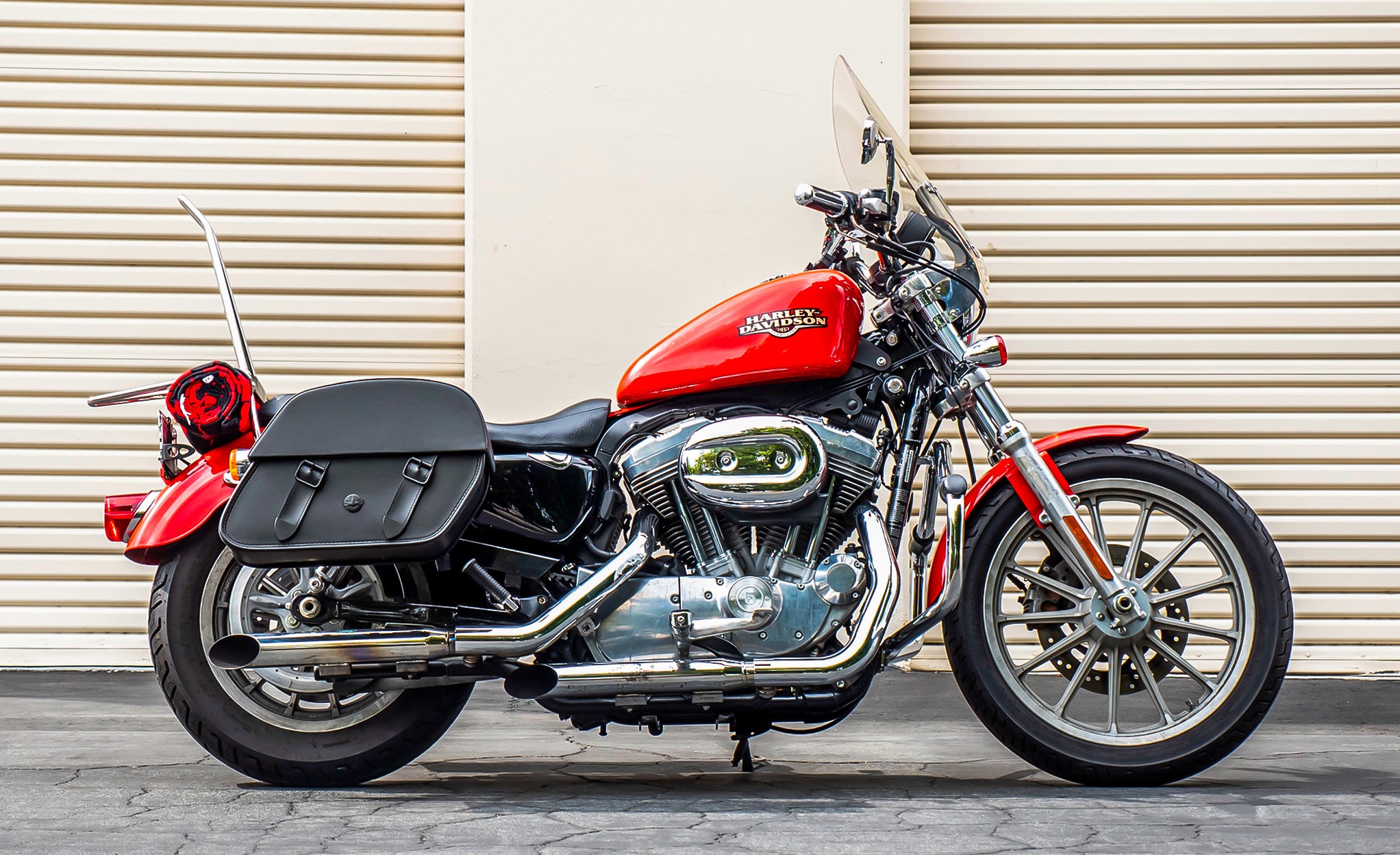 28L - Baelor Medium Quick Mount Motorcycle Saddlebags For Harley Sportster 1200 Low XL1200L @expand