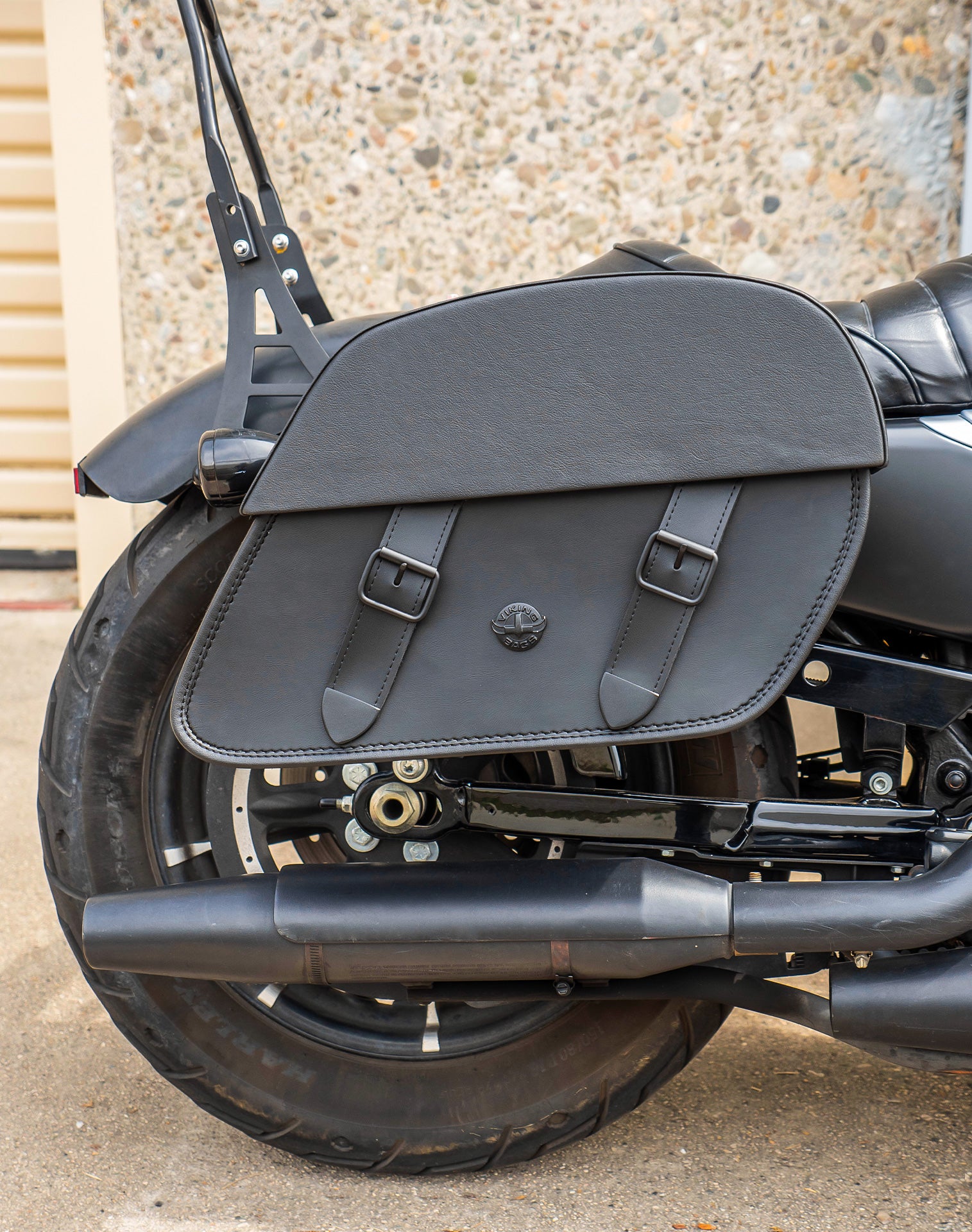 28L - Baelor Medium Quick Mount Motorcycle Saddlebags For Harley Sportster 883 Iron XL883N v2