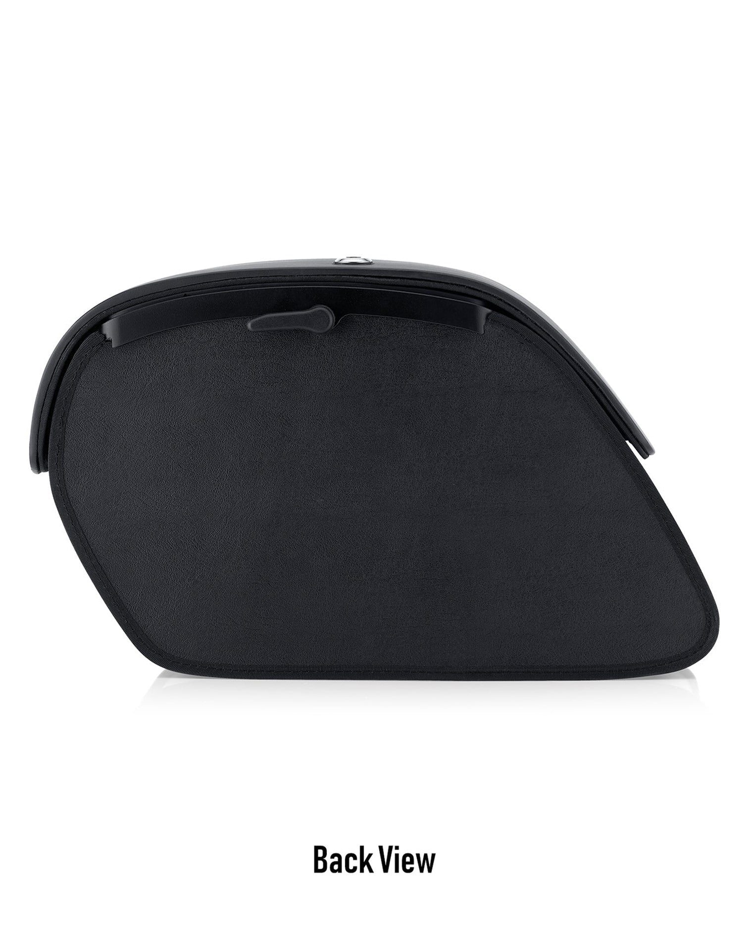 28L - Pantheon Medium Victory Gunner Leather Motorcycle Saddlebags Back View