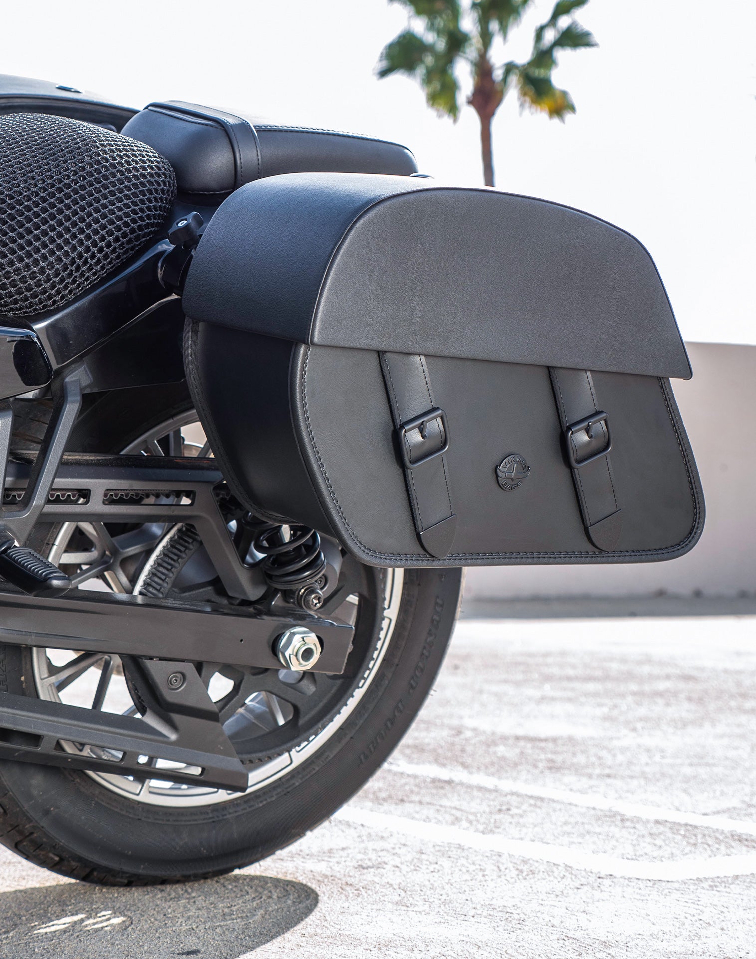 28L - Baelor Medium Quick Mount Harley Sportster Nightster RH975/S Motorcycle Saddlebags v3