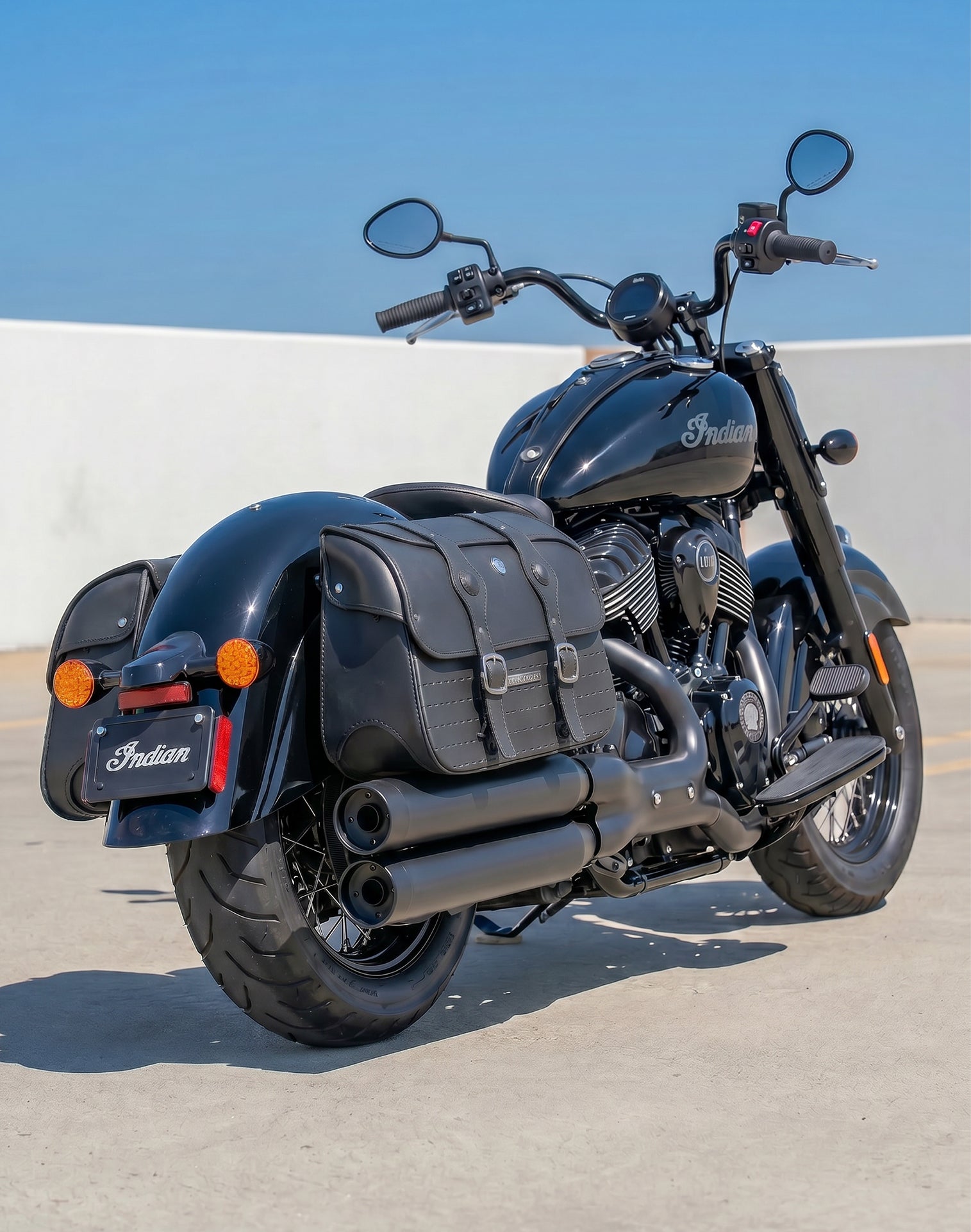 34L - ArrowHead Large 2026 Indian Chief Vintage Motorcycle Saddlebags