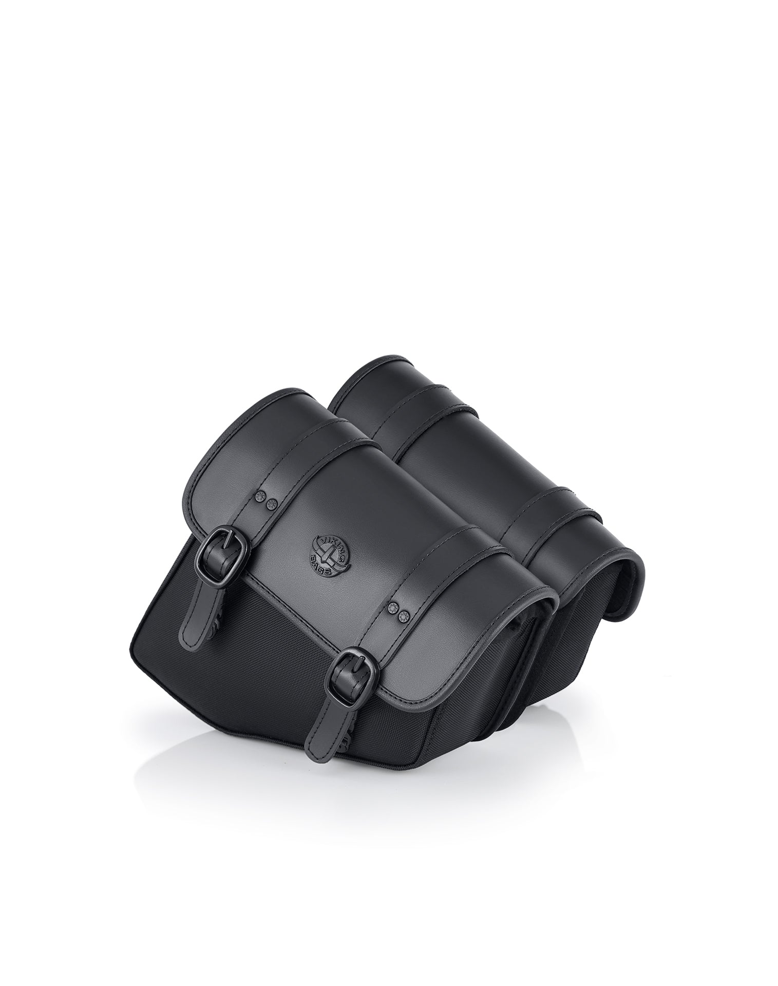 8L - Pony Indian Scout Bobber Leather Saddlebags Main View