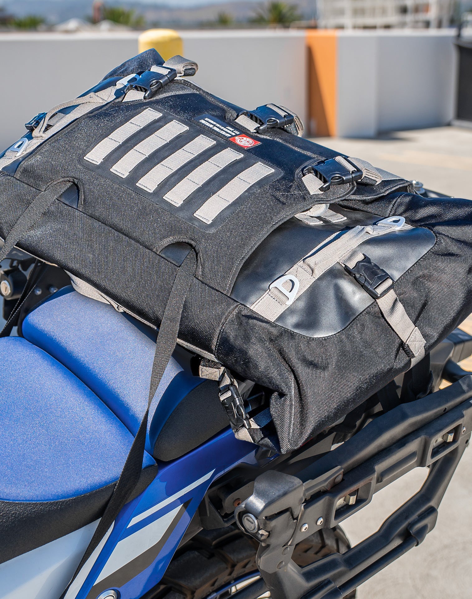 30L - Apex Suzuki ADV Touring Duffel Bag Lifestyle Vertical