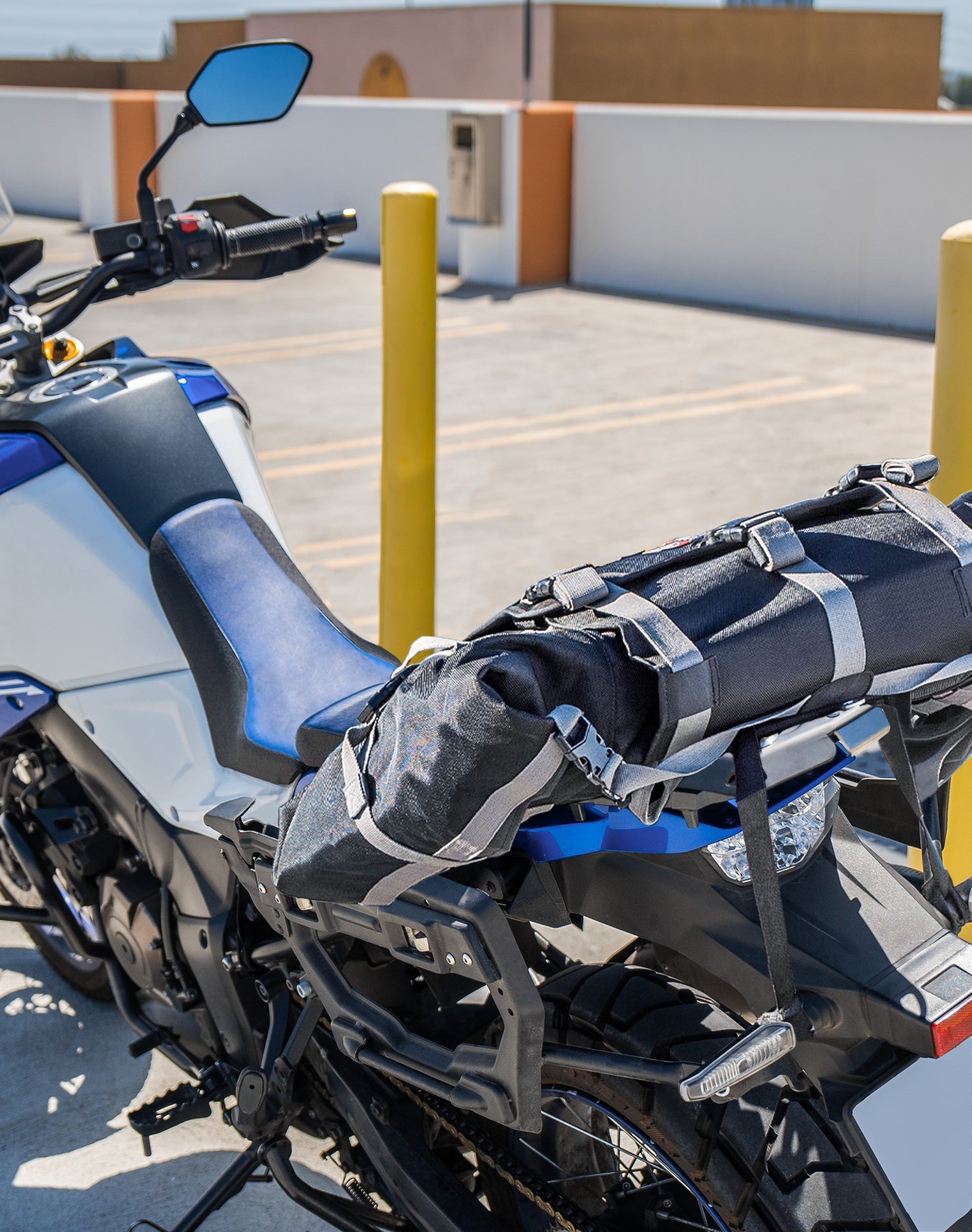 40L - Apex Suzuki ADV Touring Duffel Bag Lifestyle Vertical